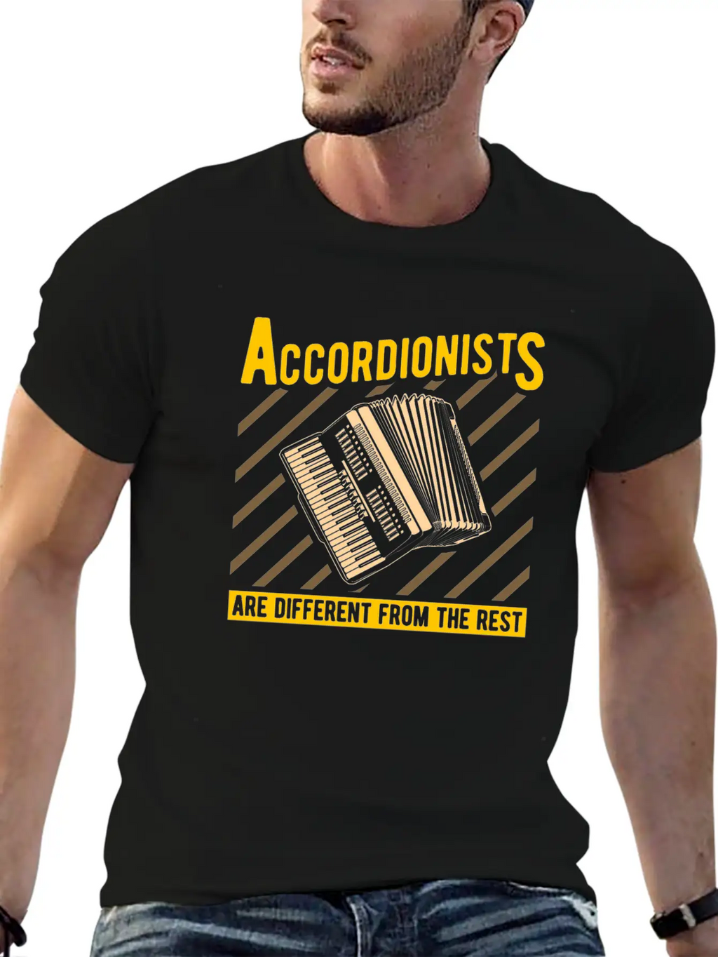 Accordion Classic Crew Neck Graphic Tee – Everyday Minimal Look