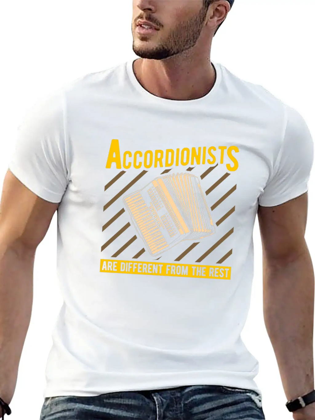Accordion Classic Crew Neck Graphic Tee – Everyday Minimal Look