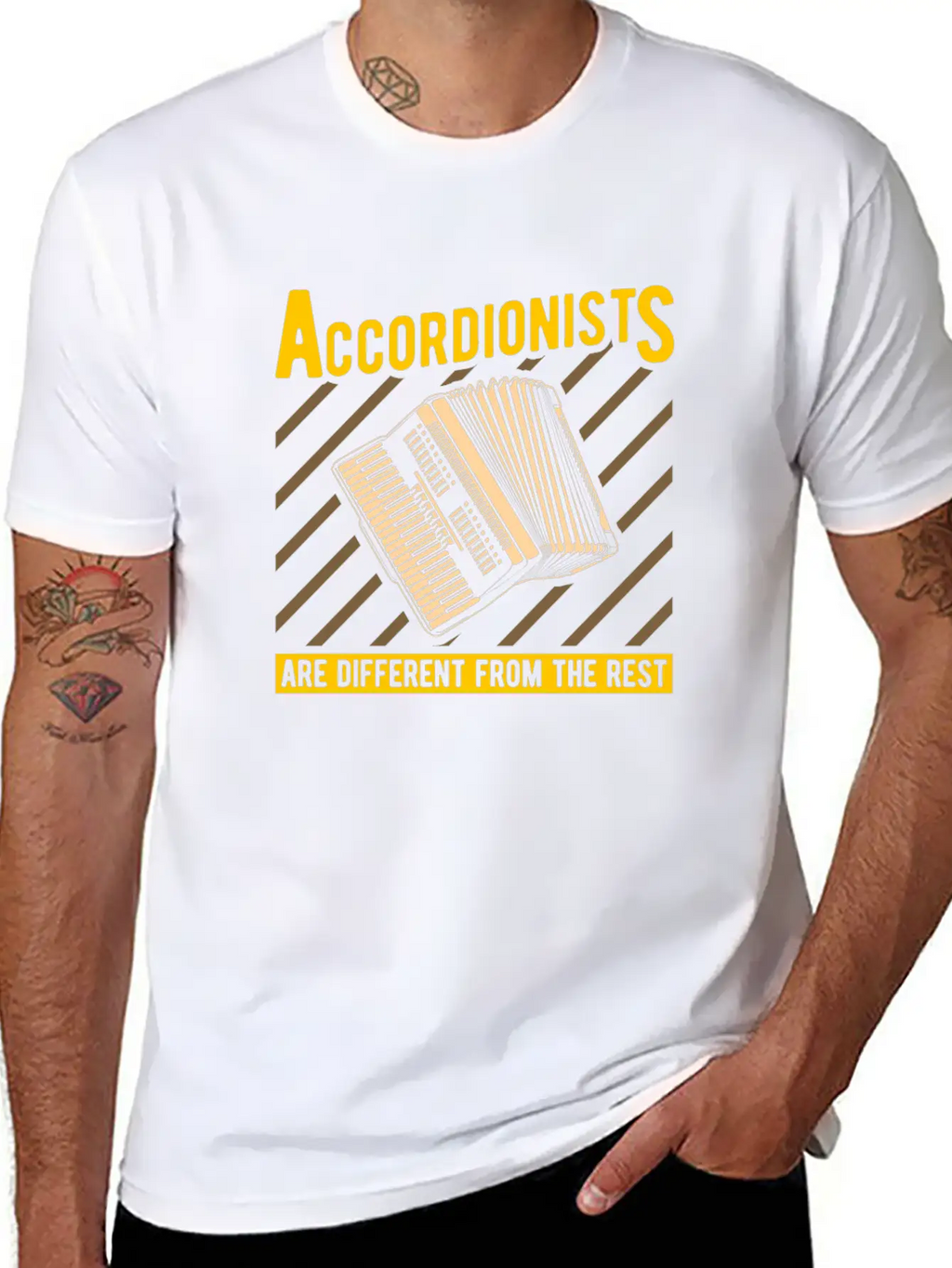 Accordion Classic Crew Neck Graphic Tee – Everyday Minimal Look