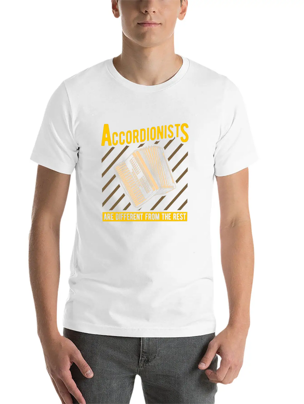Accordion Classic Crew Neck Graphic Tee – Everyday Minimal Look