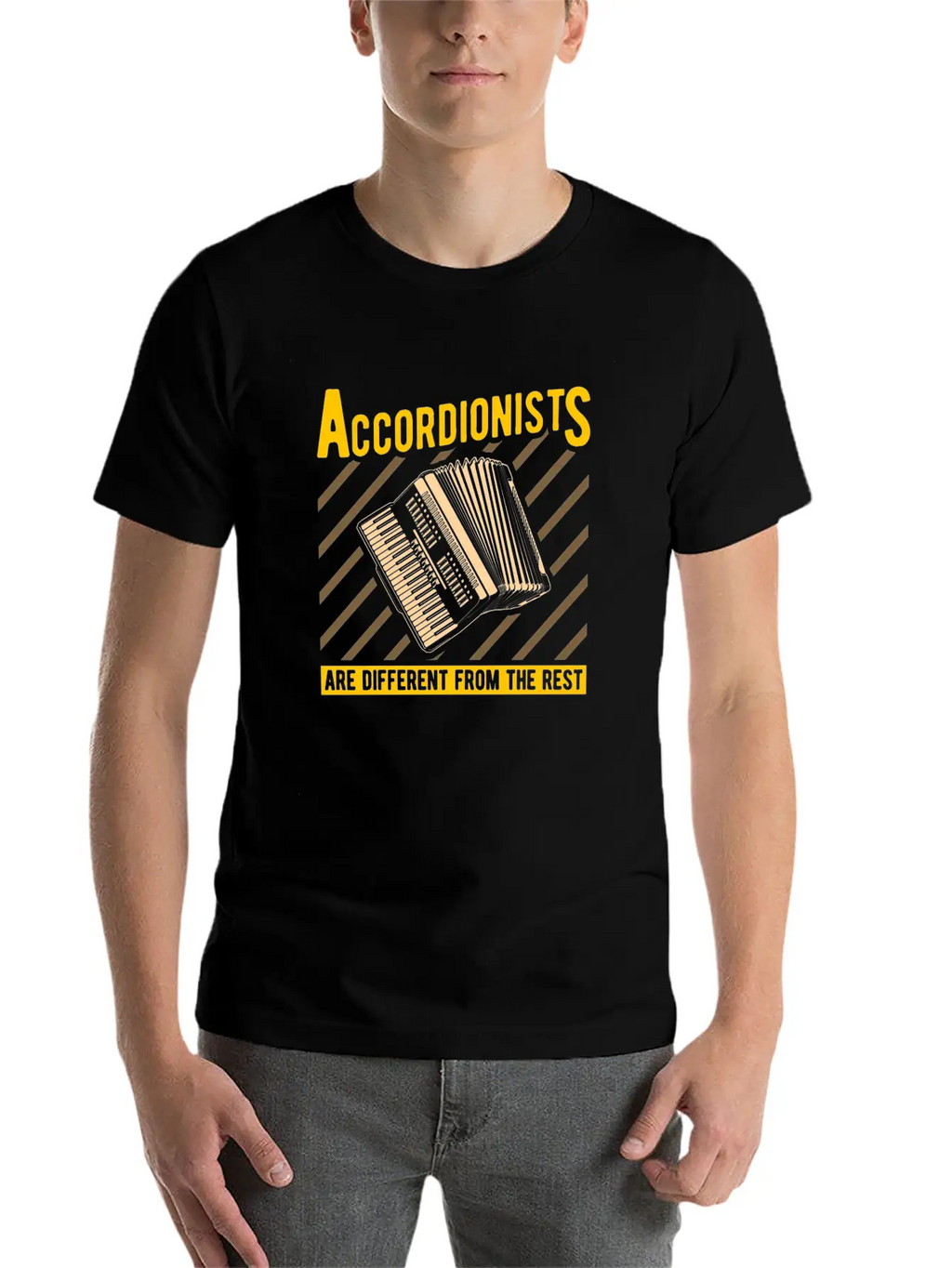 Accordion Classic Crew Neck Graphic Tee – Everyday Minimal Look