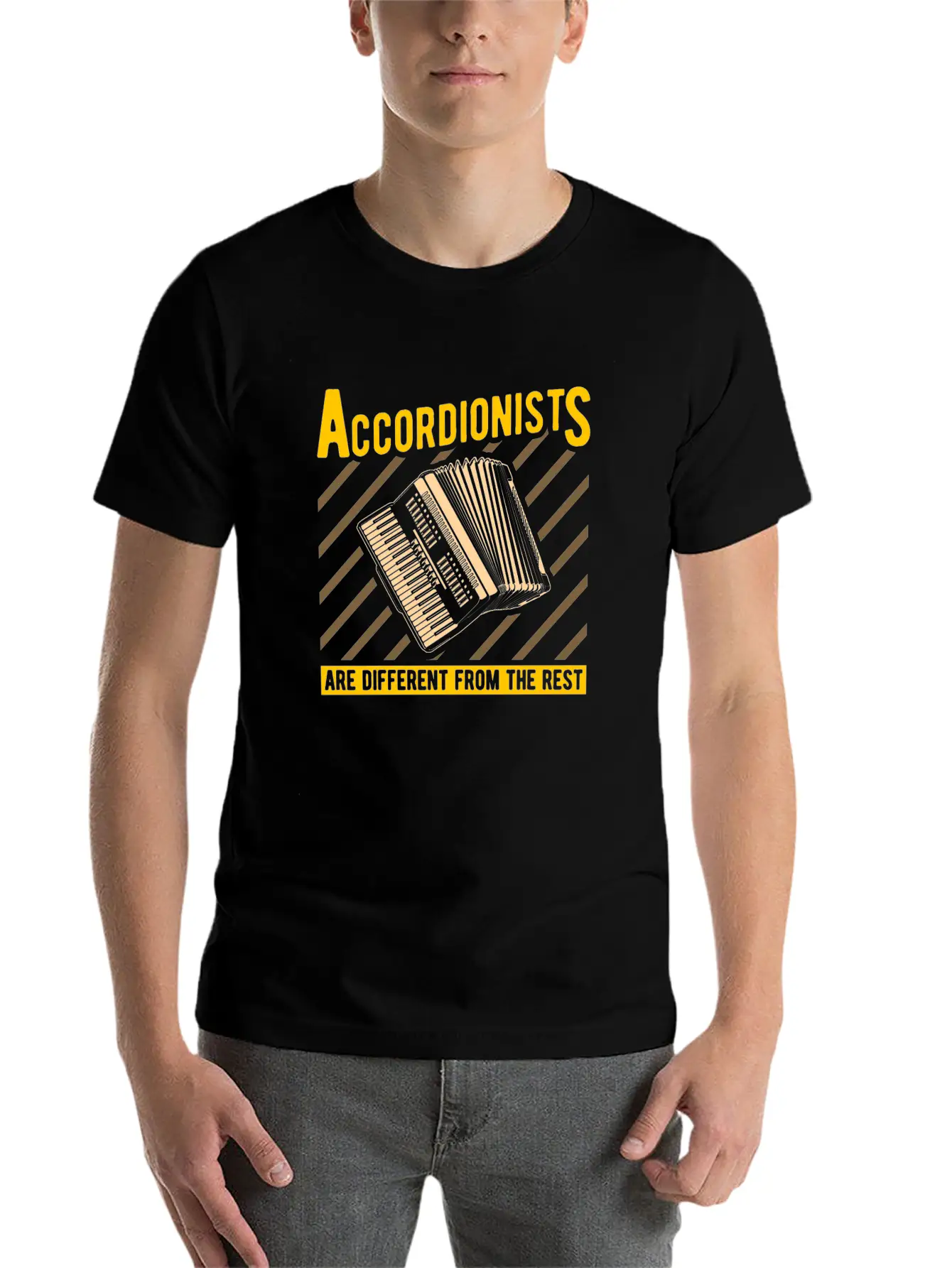 Accordion Classic Crew Neck Graphic Tee – Everyday Minimal Look