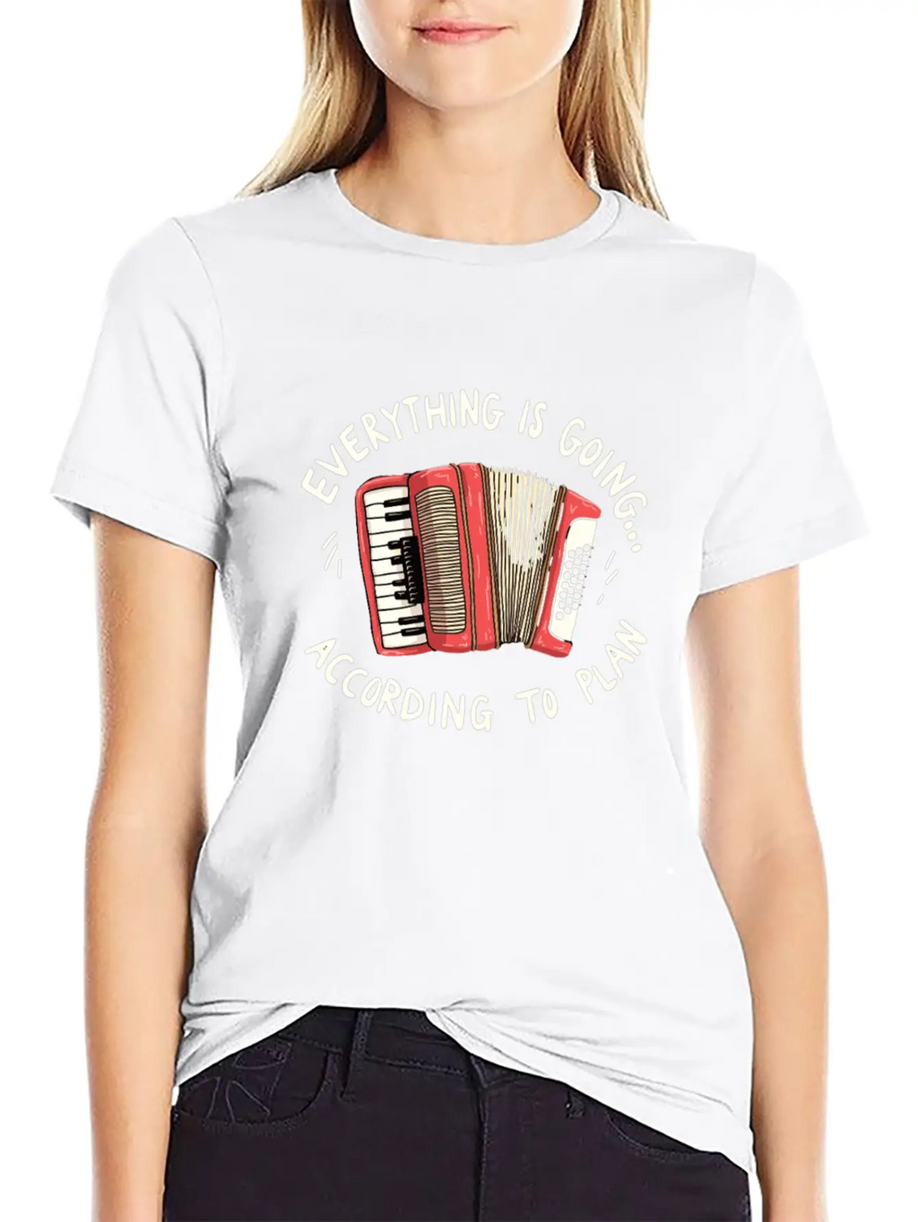 Accordion Musician Art For Enthusiasts Classic Fit Graphic Tee For Daily Comfort – Unisex Cotton Shirt