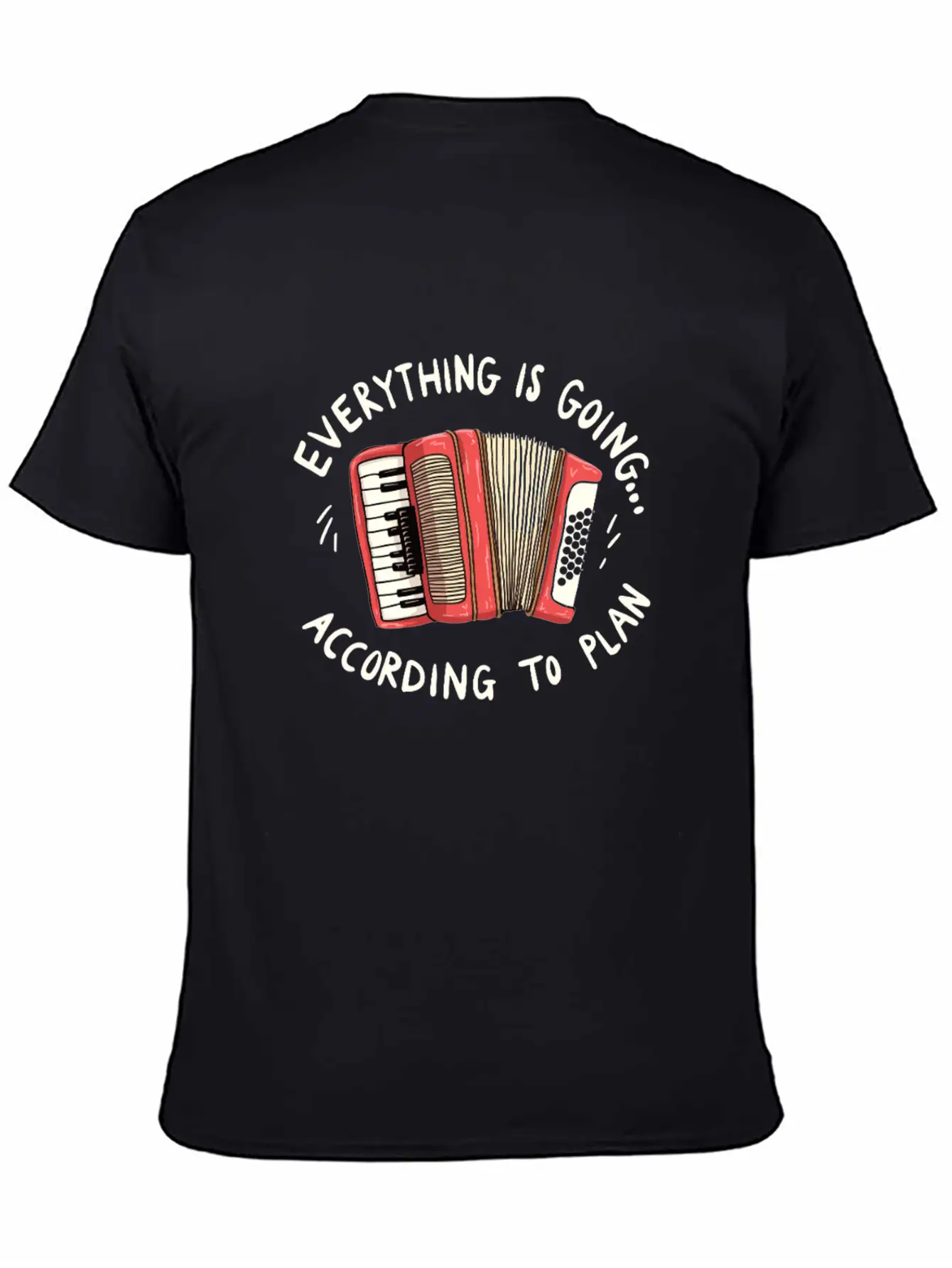 Accordion Musician Art For Enthusiasts Classic Fit Graphic Tee For Daily Comfort – Unisex Cotton Shirt