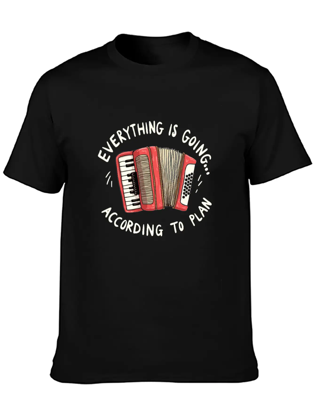 Accordion Musician Art For Enthusiasts Classic Fit Graphic Tee For Daily Comfort – Unisex Cotton Shirt