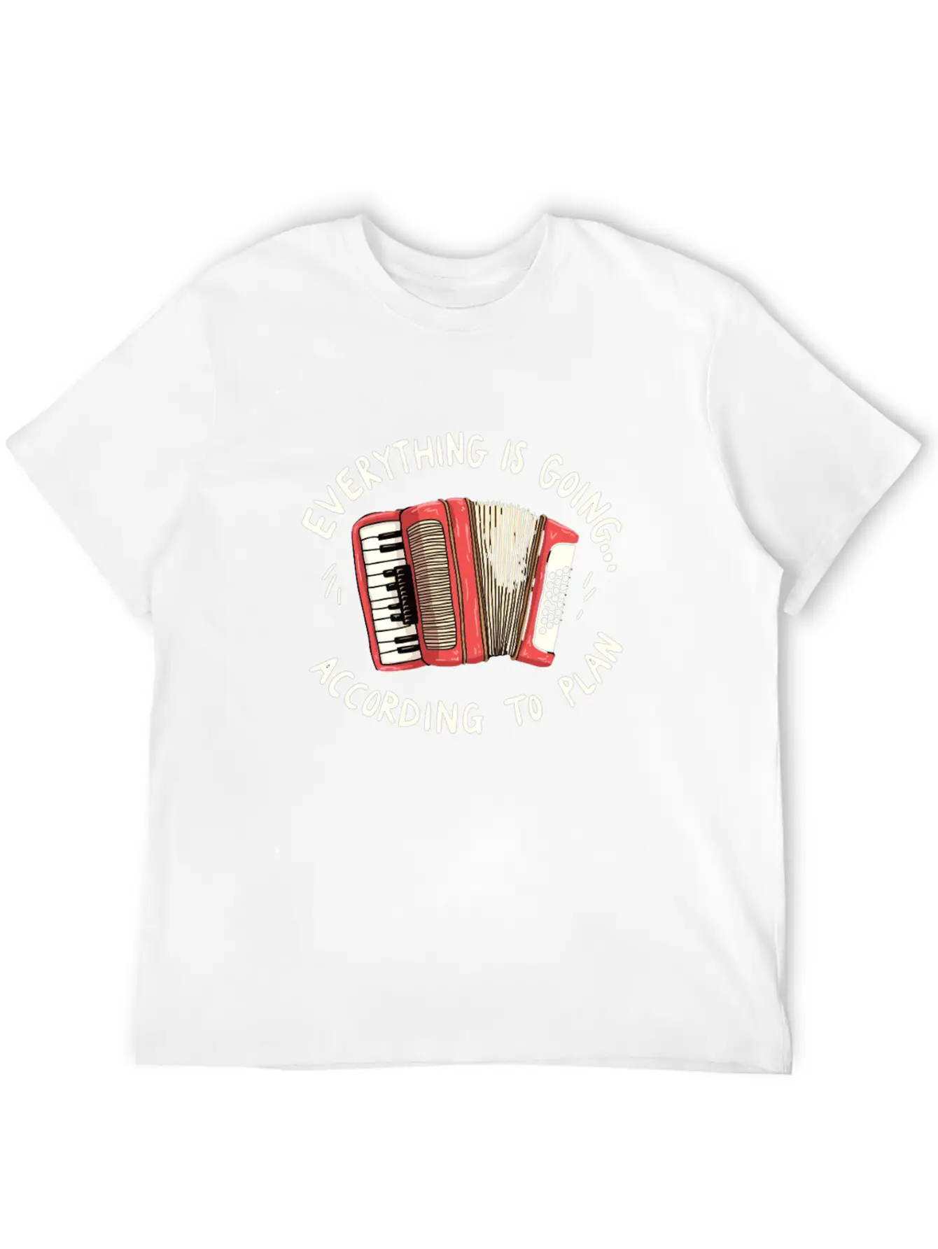 Accordion Musician Art For Enthusiasts Classic Fit Graphic Tee For Daily Comfort – Unisex Cotton Shirt