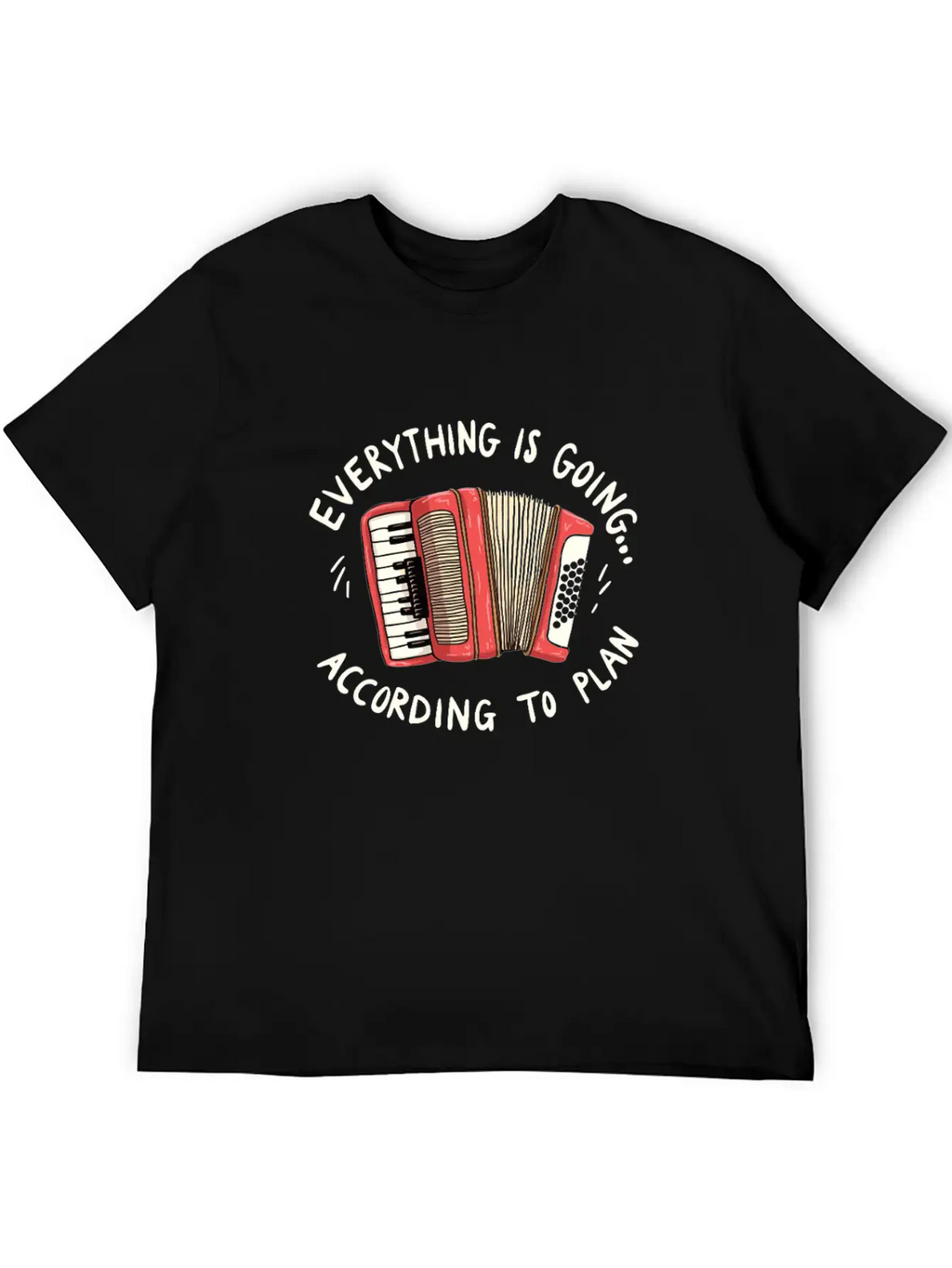 Accordion Musician Art For Enthusiasts Classic Fit Graphic Tee For Daily Comfort – Unisex Cotton Shirt