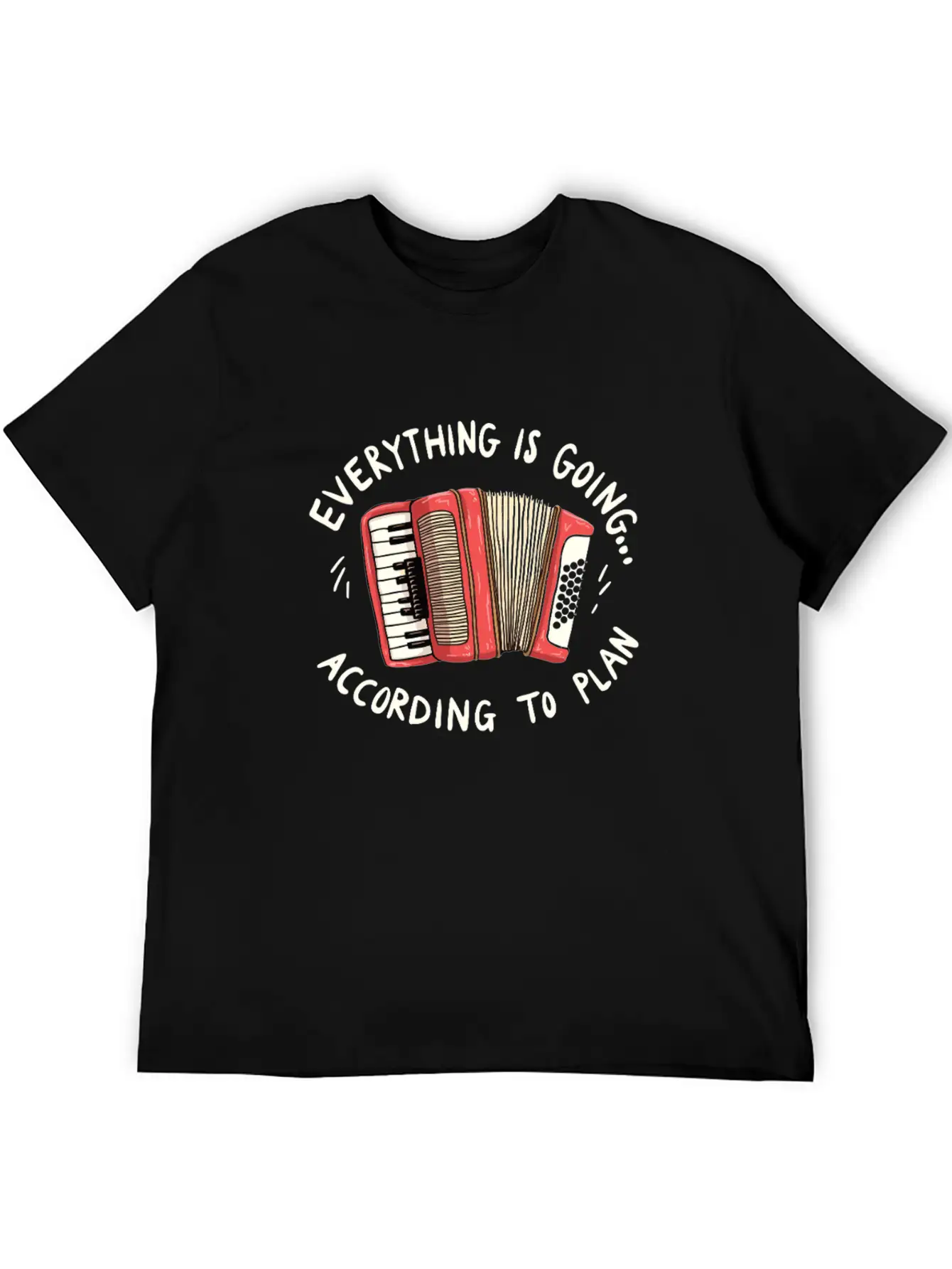 Accordion Musician Art For Enthusiasts Classic Fit Graphic Tee For Daily Comfort – Unisex Cotton Shirt