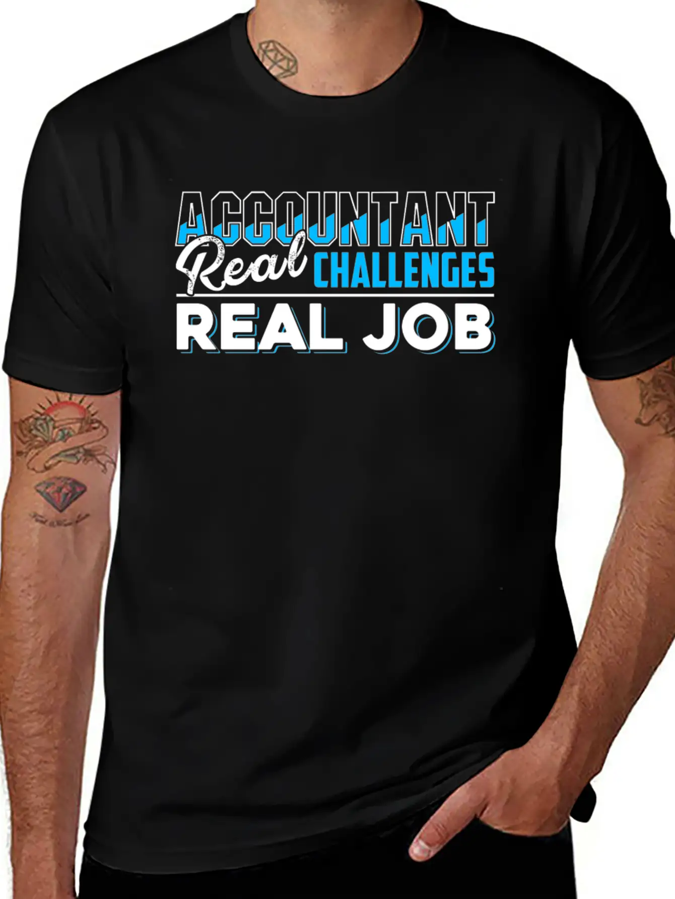 Accountant Real Job Shirt Unisex Casual T-Shirt – Clean Design For Daily Comfort