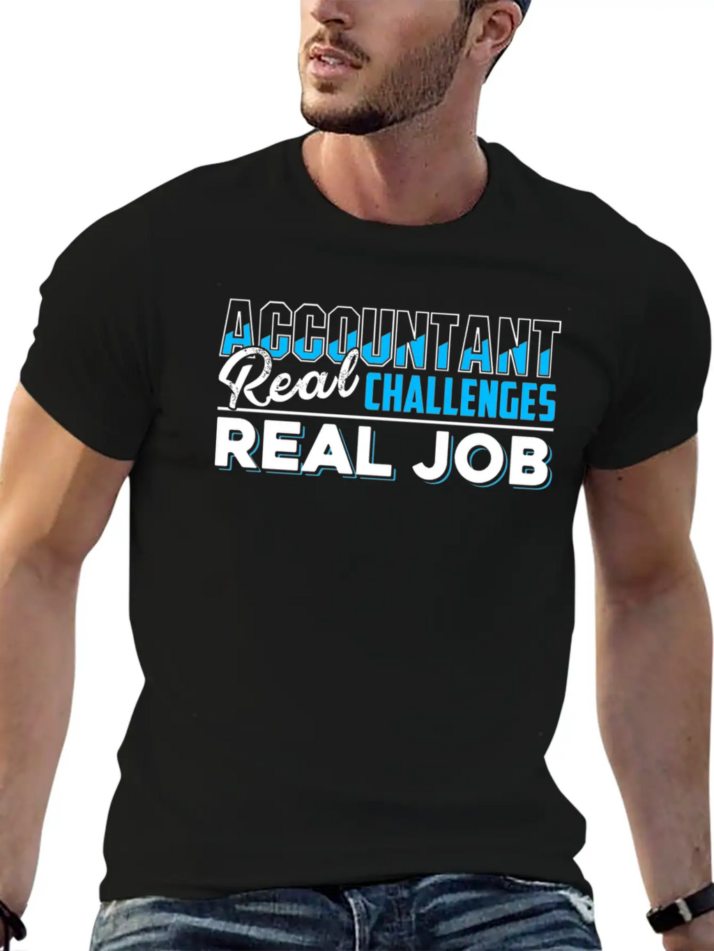 Accountant Real Job Shirt Unisex Casual T-Shirt – Clean Design For Daily Comfort