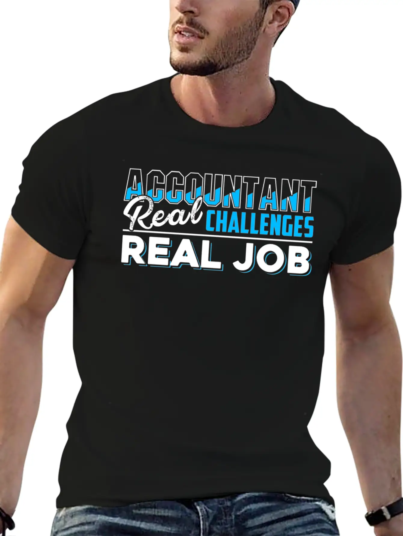 Accountant Real Job Shirt Unisex Casual T-Shirt – Clean Design For Daily Comfort