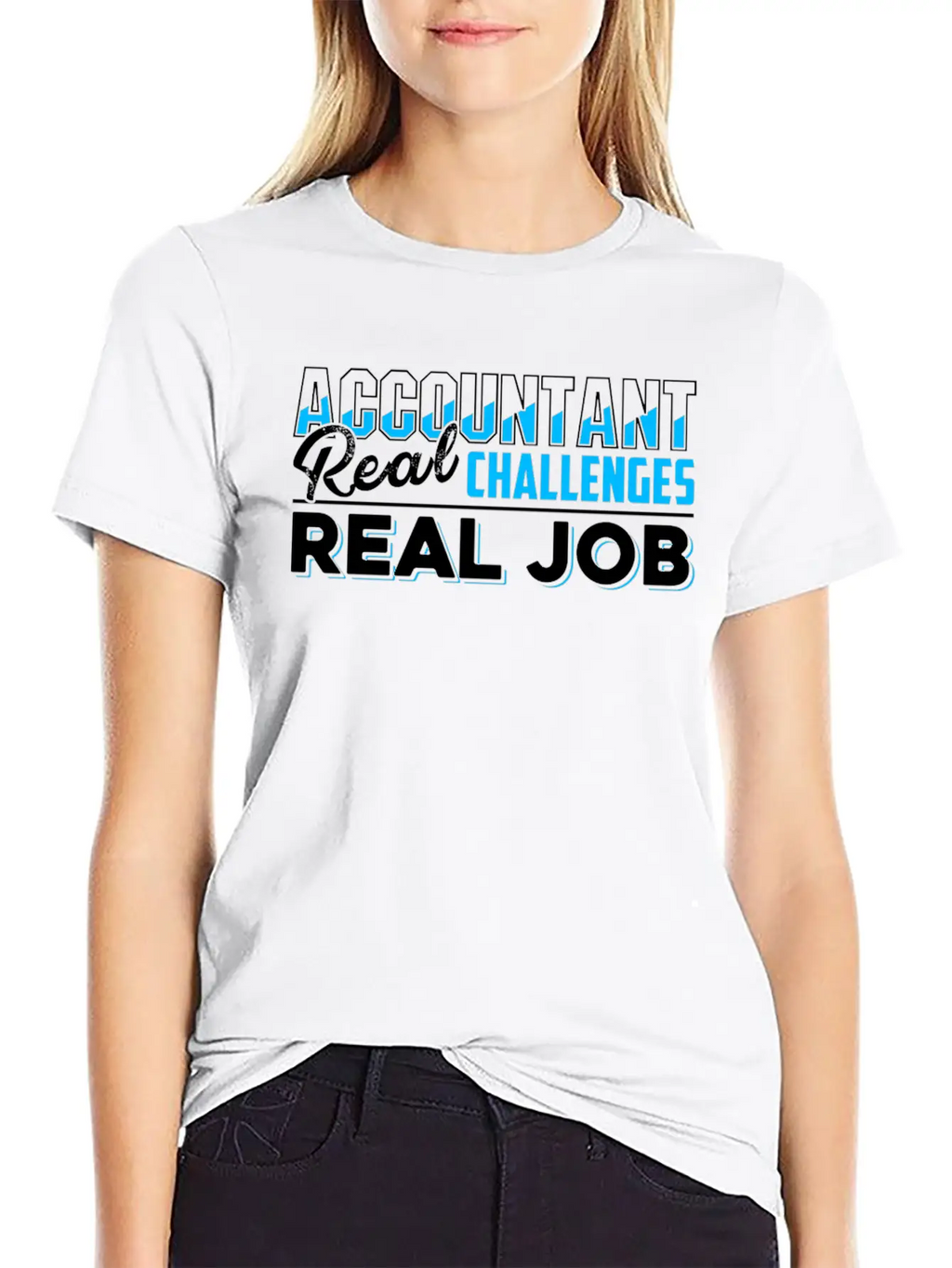 Accountant Real Job Shirt Unisex Casual T-Shirt – Clean Design For Daily Comfort