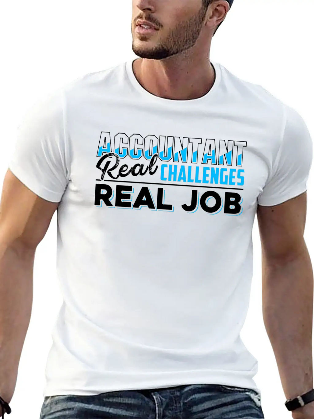 Accountant Real Job Shirt Unisex Casual T-Shirt – Clean Design For Daily Comfort