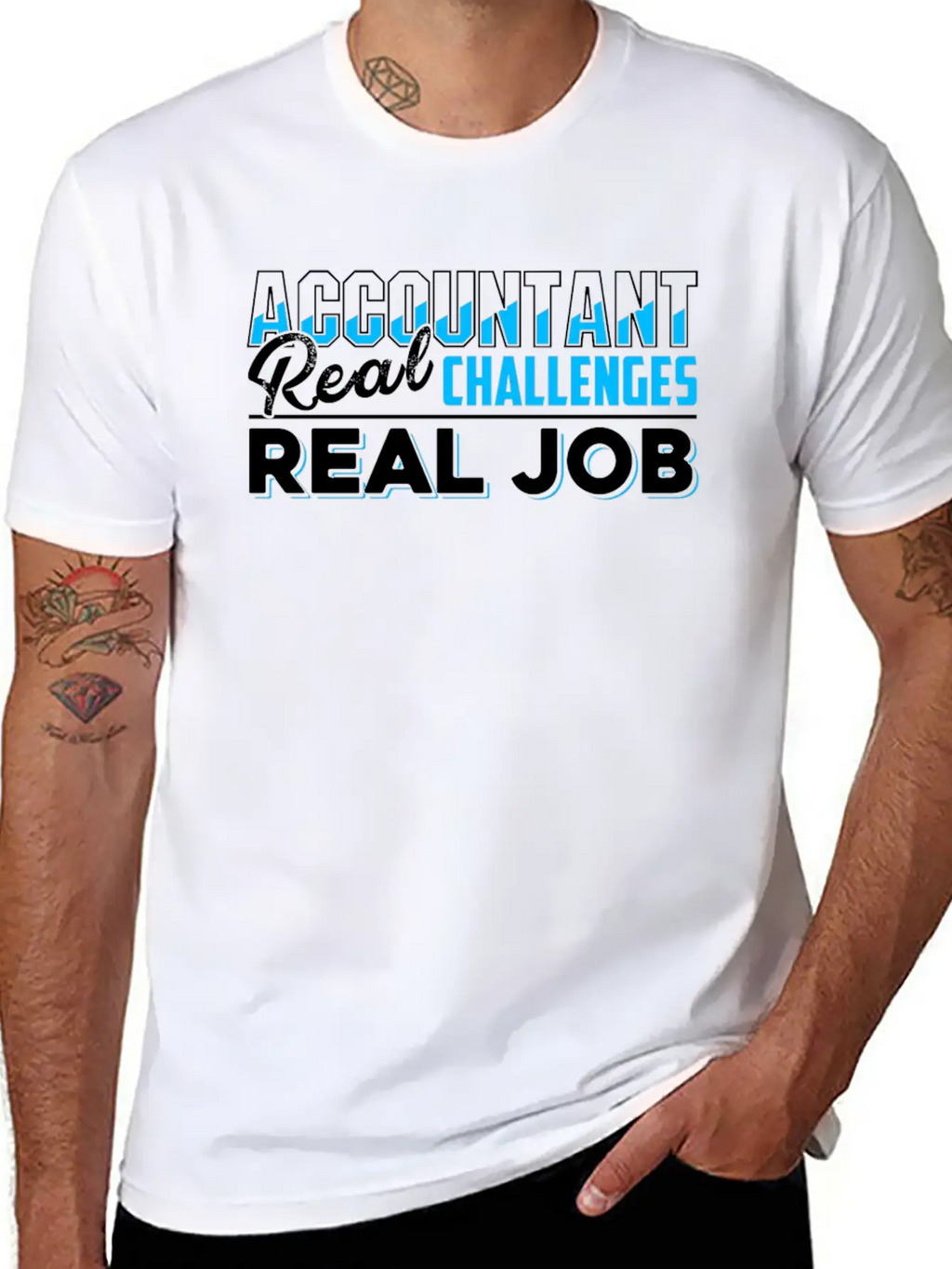 Accountant Real Job Shirt Unisex Casual T-Shirt – Clean Design For Daily Comfort