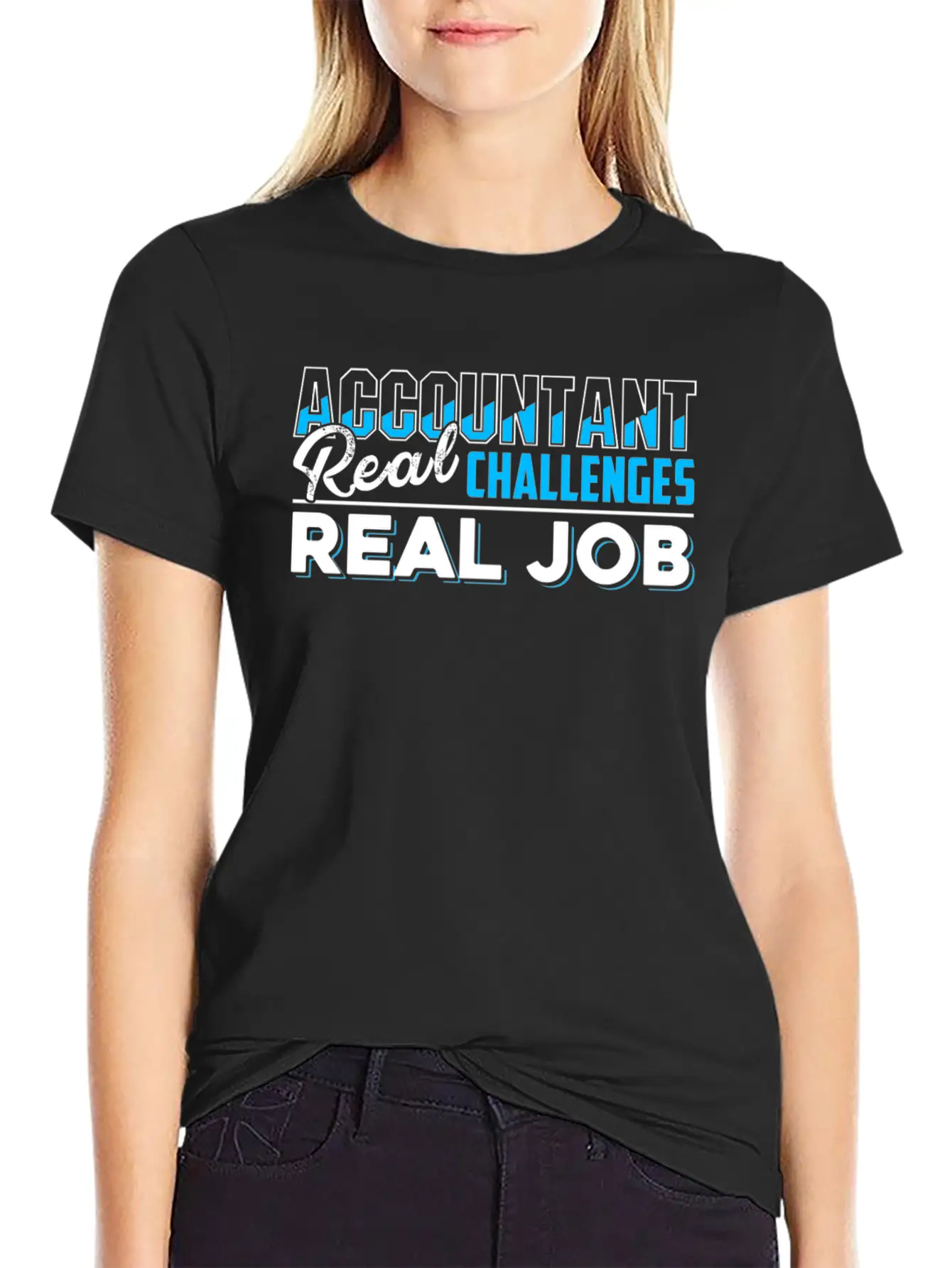 Accountant Real Job Shirt Unisex Casual T-Shirt – Clean Design For Daily Comfort