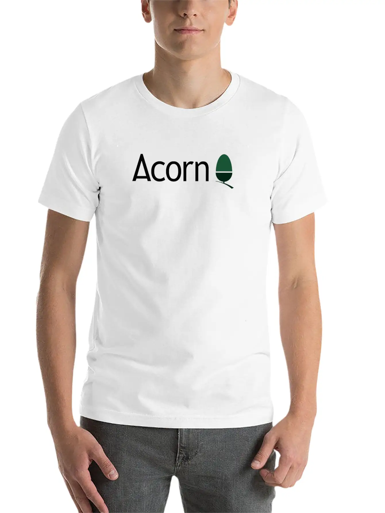 AcornLogo Unisex Short Sleeve Soft Cotton T-Shirt – Casual Everyday Wear