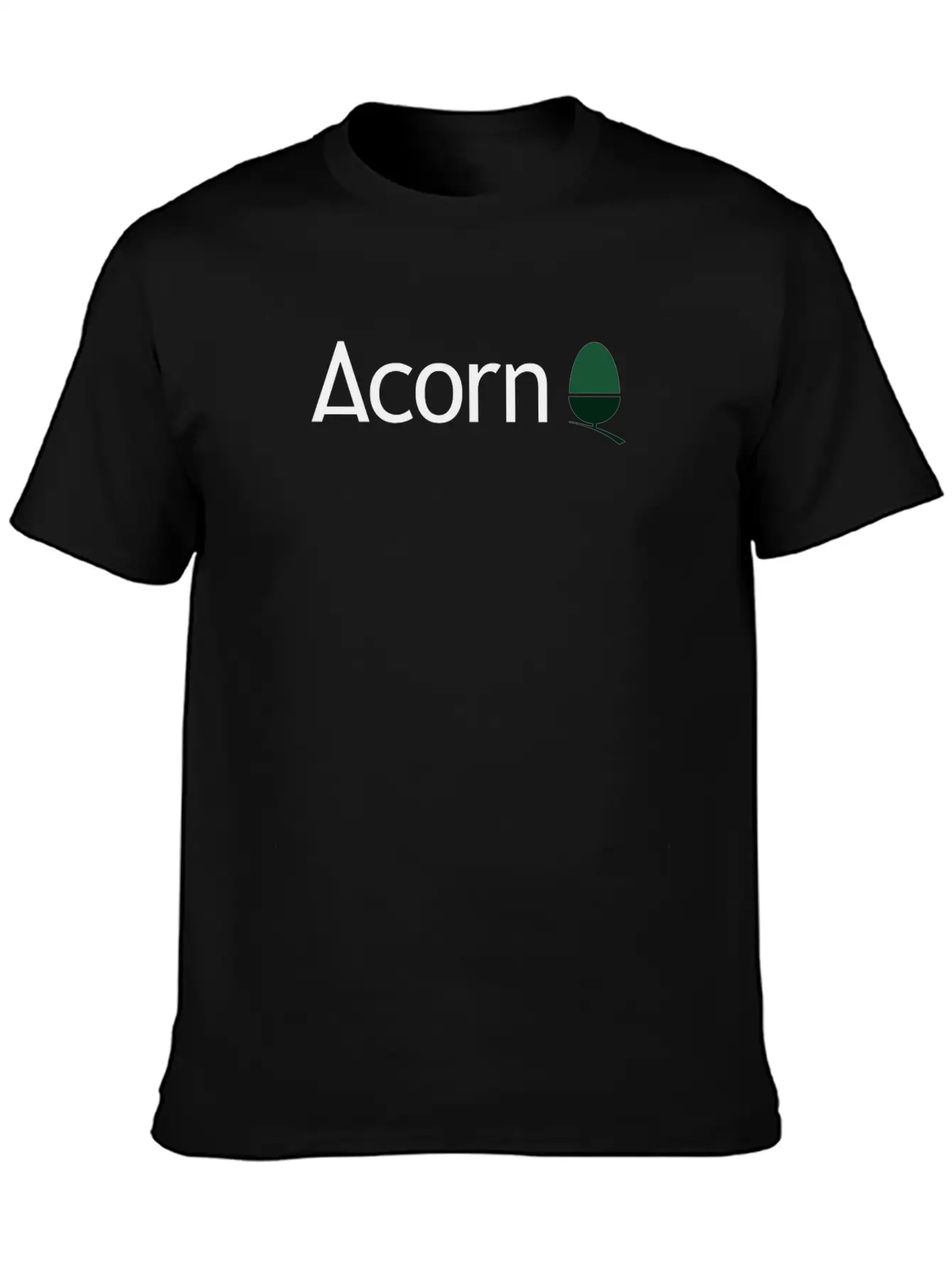 AcornLogo Unisex Short Sleeve Soft Cotton T-Shirt – Casual Everyday Wear