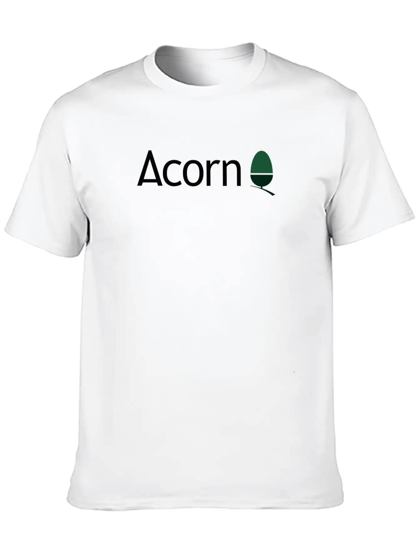 AcornLogo Unisex Short Sleeve Soft Cotton T-Shirt – Casual Everyday Wear