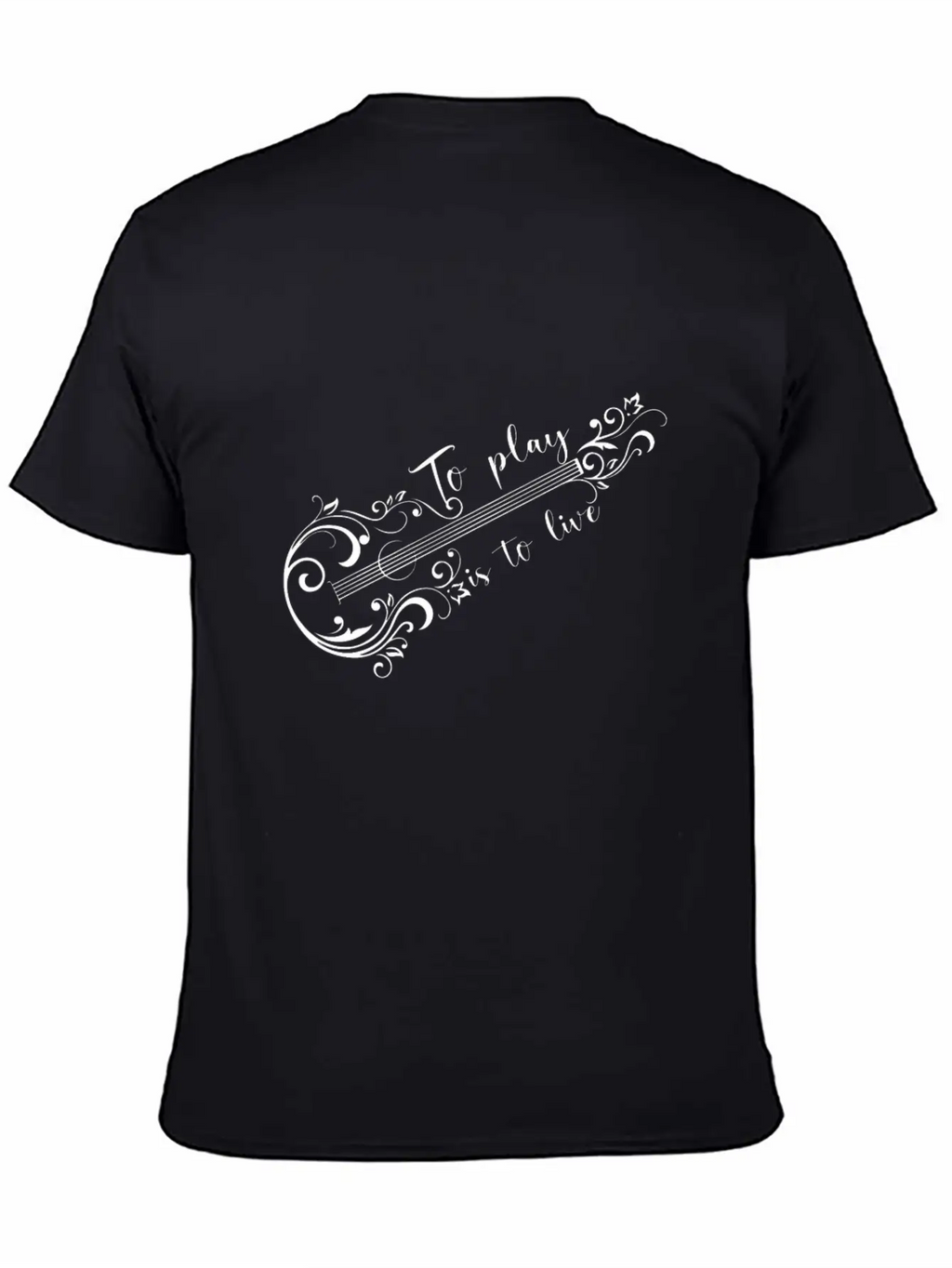 Acoustic Guitar Guitarist Unisex Casual T-Shirt – Clean Design For Daily Comfort