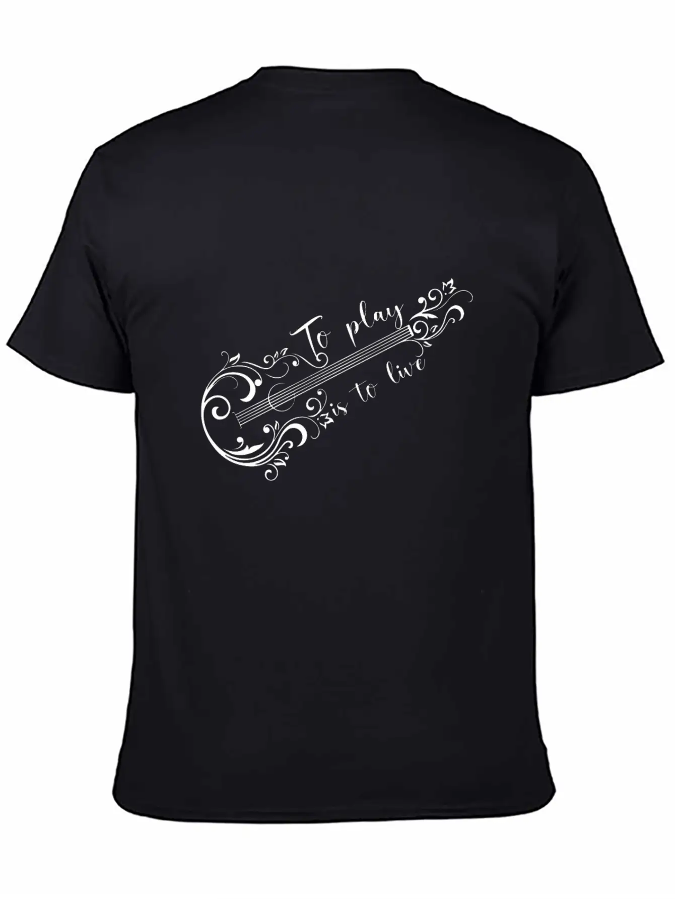 Acoustic Guitar Guitarist Unisex Casual T-Shirt – Clean Design For Daily Comfort