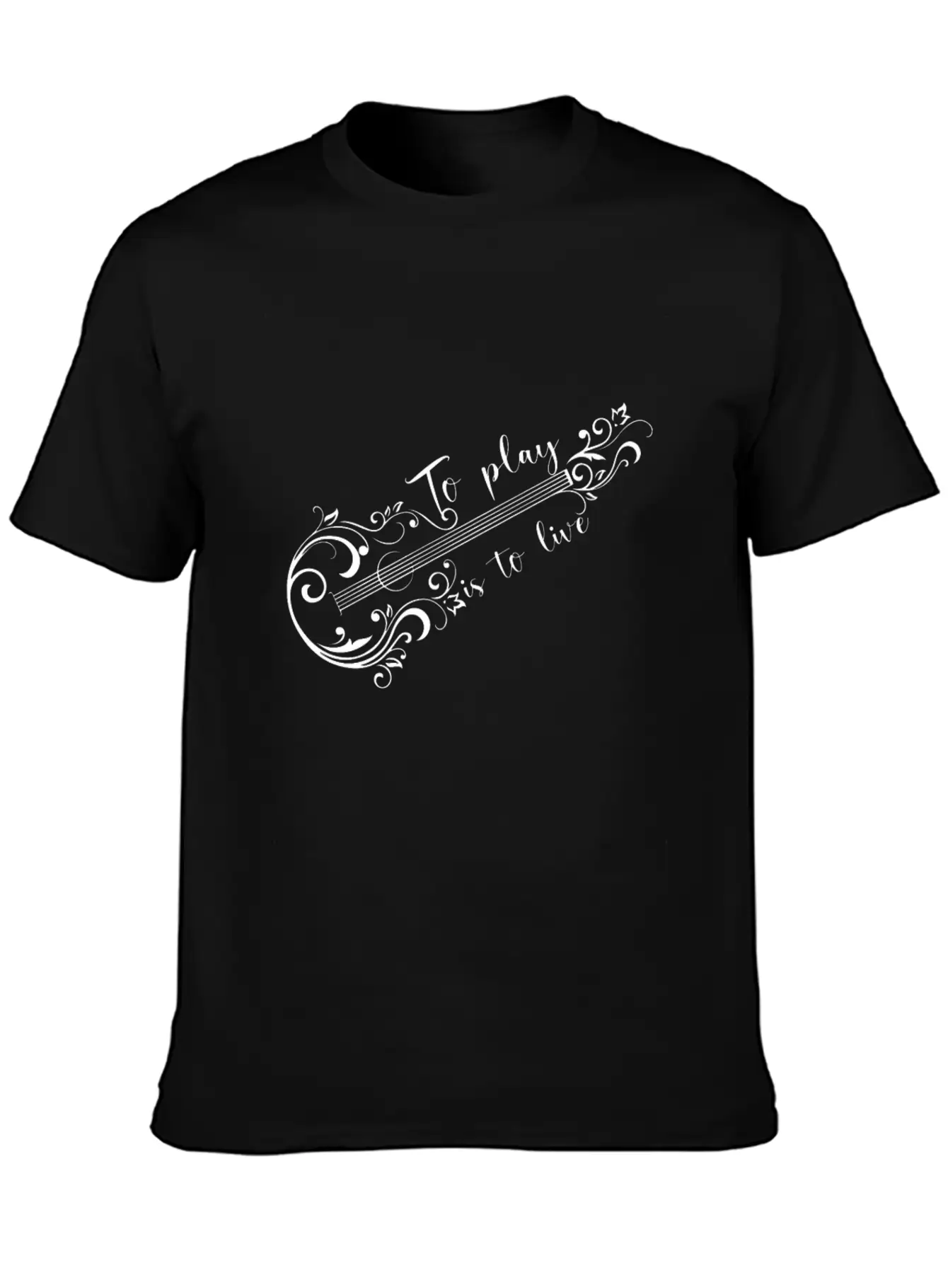 Acoustic Guitar Guitarist Unisex Casual T-Shirt – Clean Design For Daily Comfort