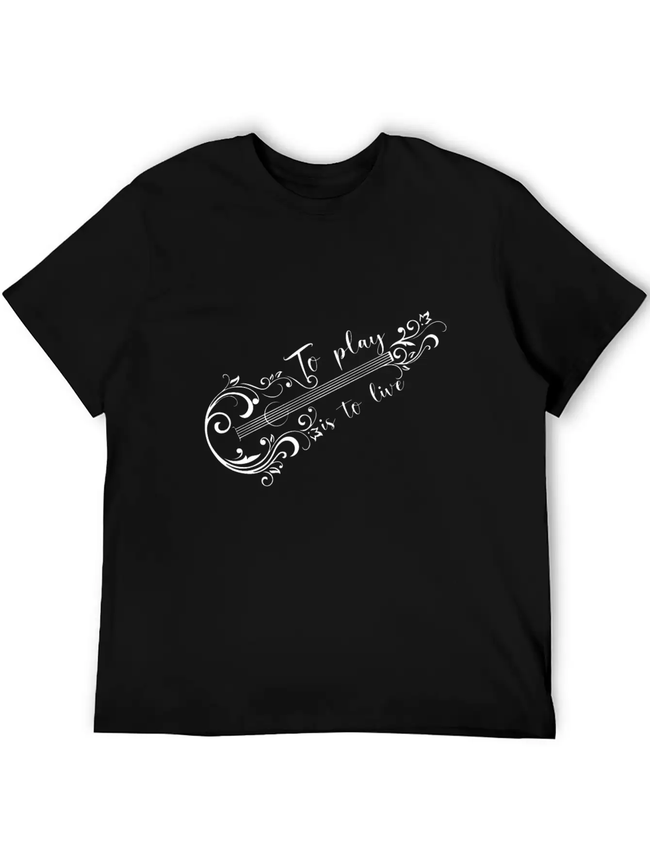 Acoustic Guitar Guitarist Unisex Casual T-Shirt – Clean Design For Daily Comfort