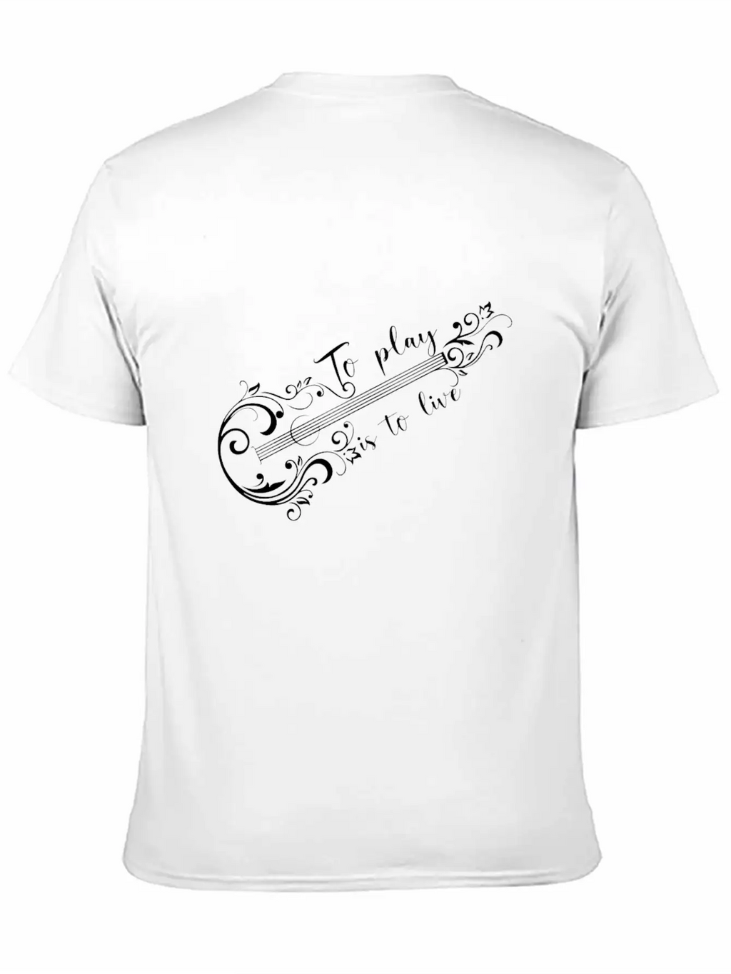 Acoustic Guitar Guitarist Unisex Casual T-Shirt – Clean Design For Daily Comfort