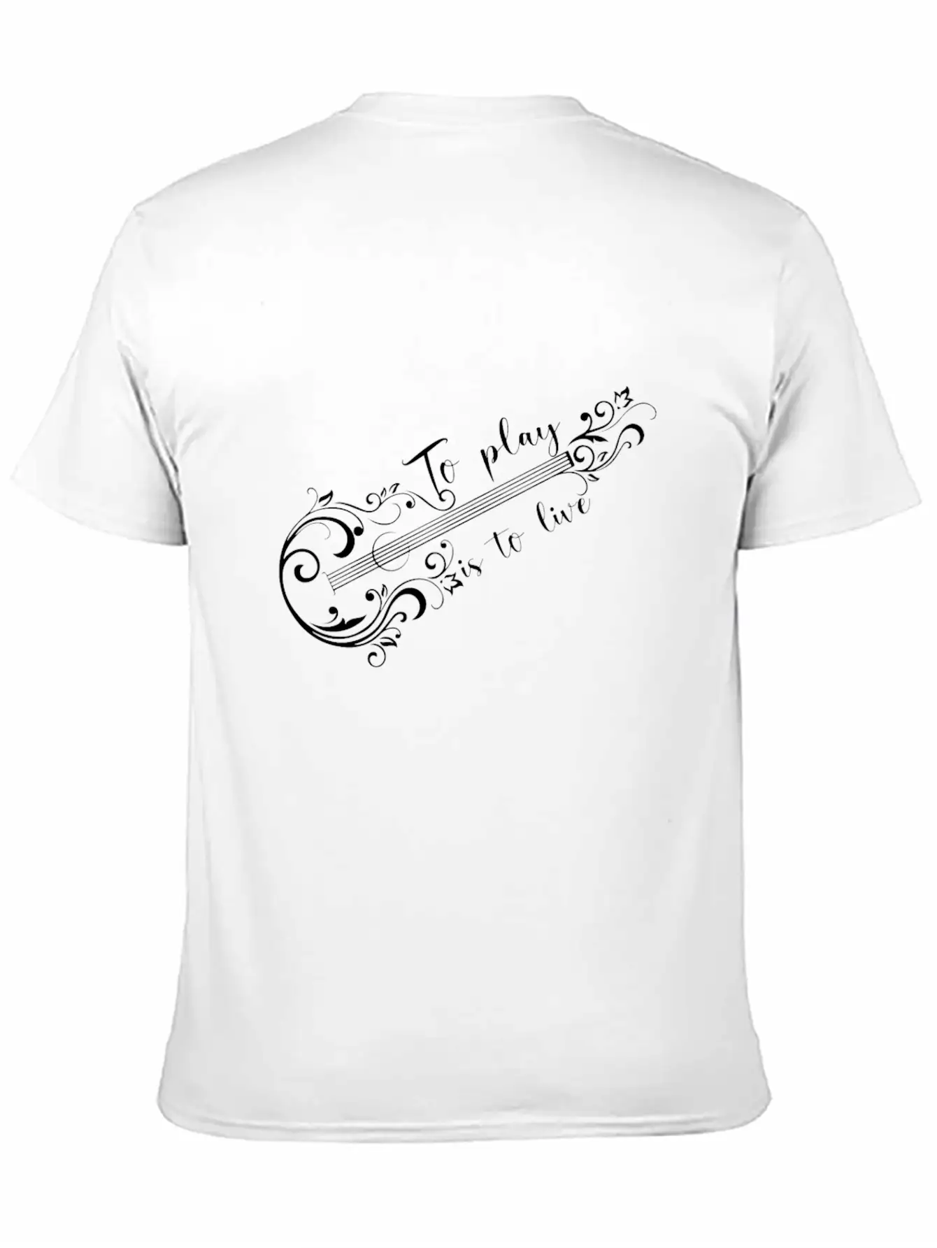 Acoustic Guitar Guitarist Unisex Casual T-Shirt – Clean Design For Daily Comfort