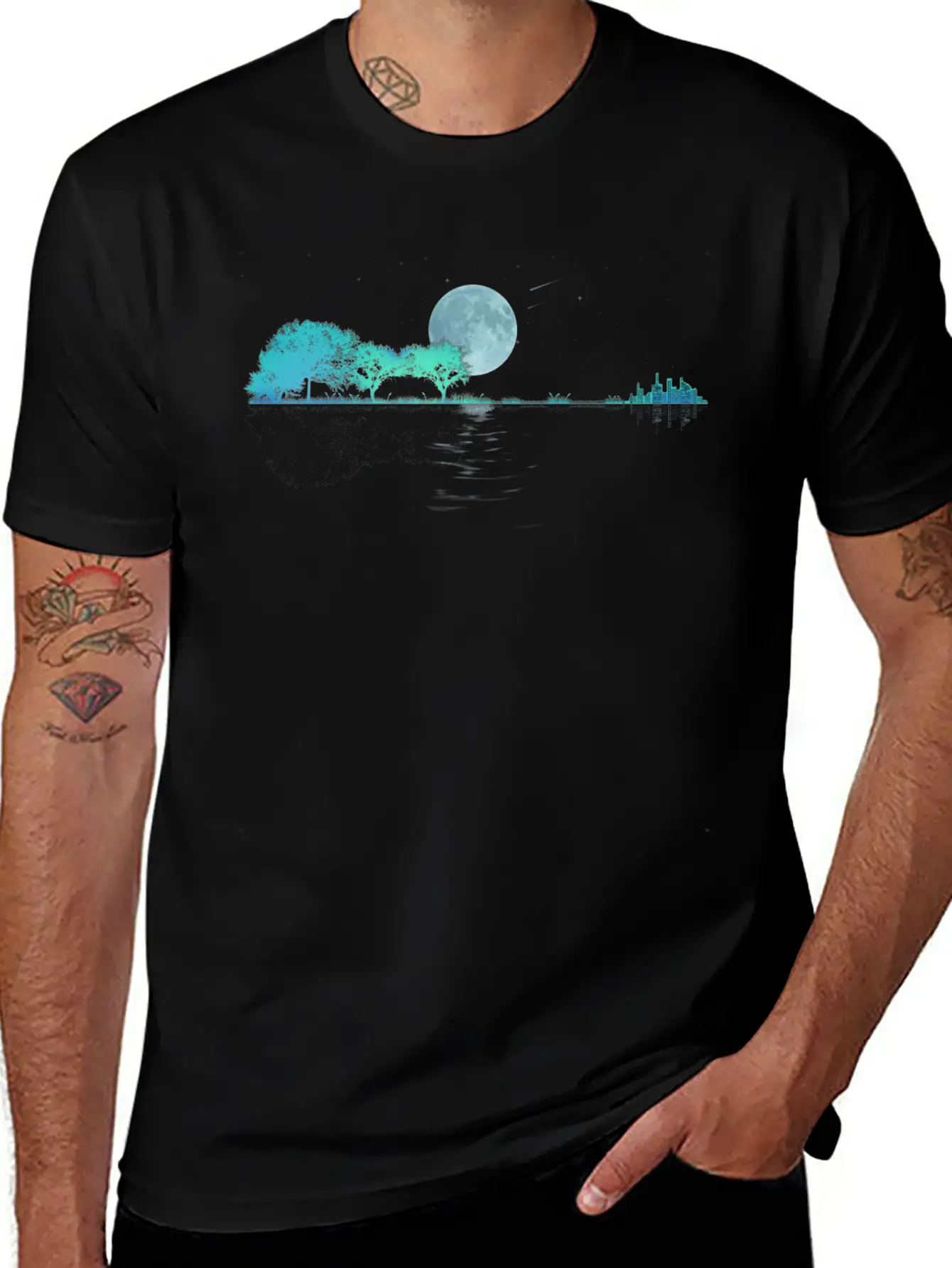 Acoustic Guitar Player Birthday Christmas Unisex Cotton Tee – Relaxed Fit For Any Occasion