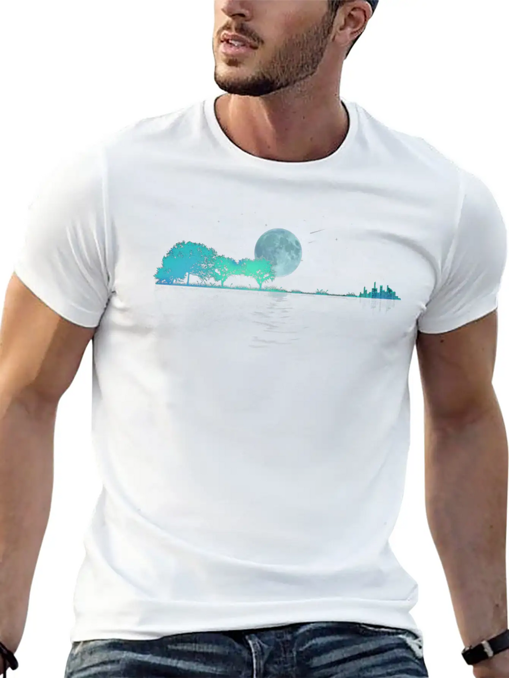 Acoustic Guitar Player Birthday Christmas Unisex Cotton Tee – Relaxed Fit For Any Occasion