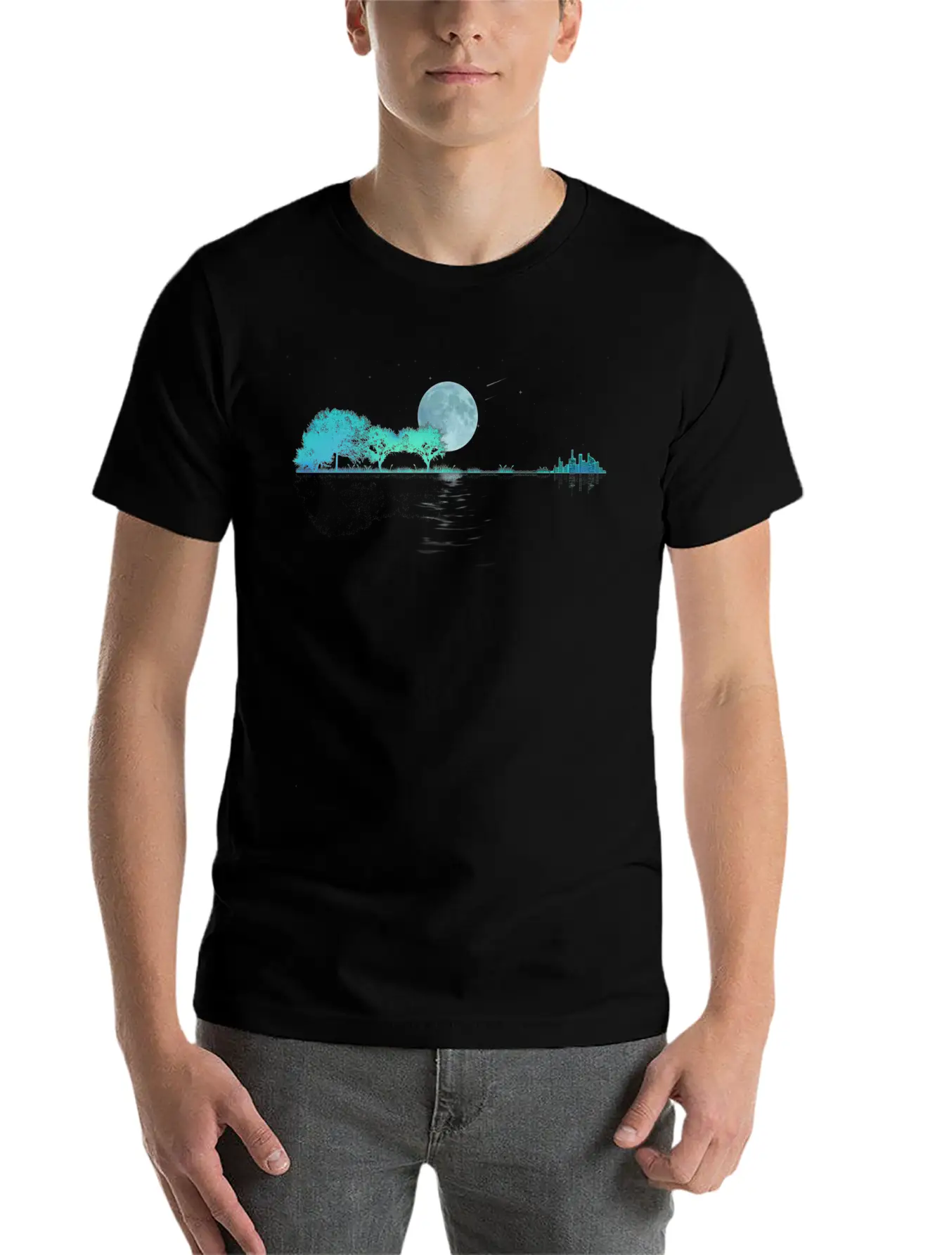 Acoustic Guitar Player Birthday Christmas Unisex Cotton Tee – Relaxed Fit For Any Occasion