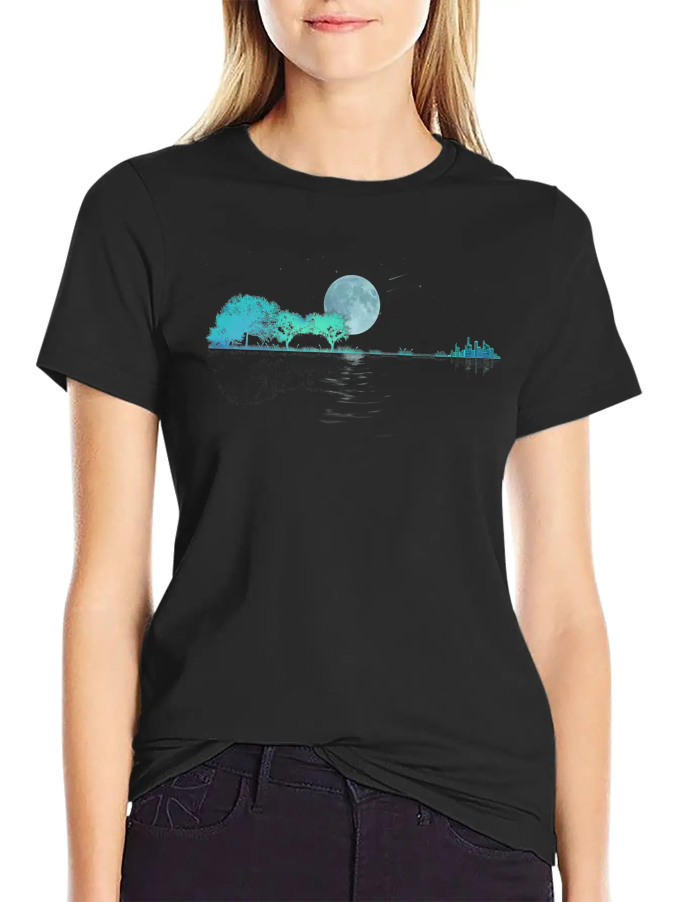 Acoustic Guitar Player Birthday Christmas Unisex Cotton Tee – Relaxed Fit For Any Occasion