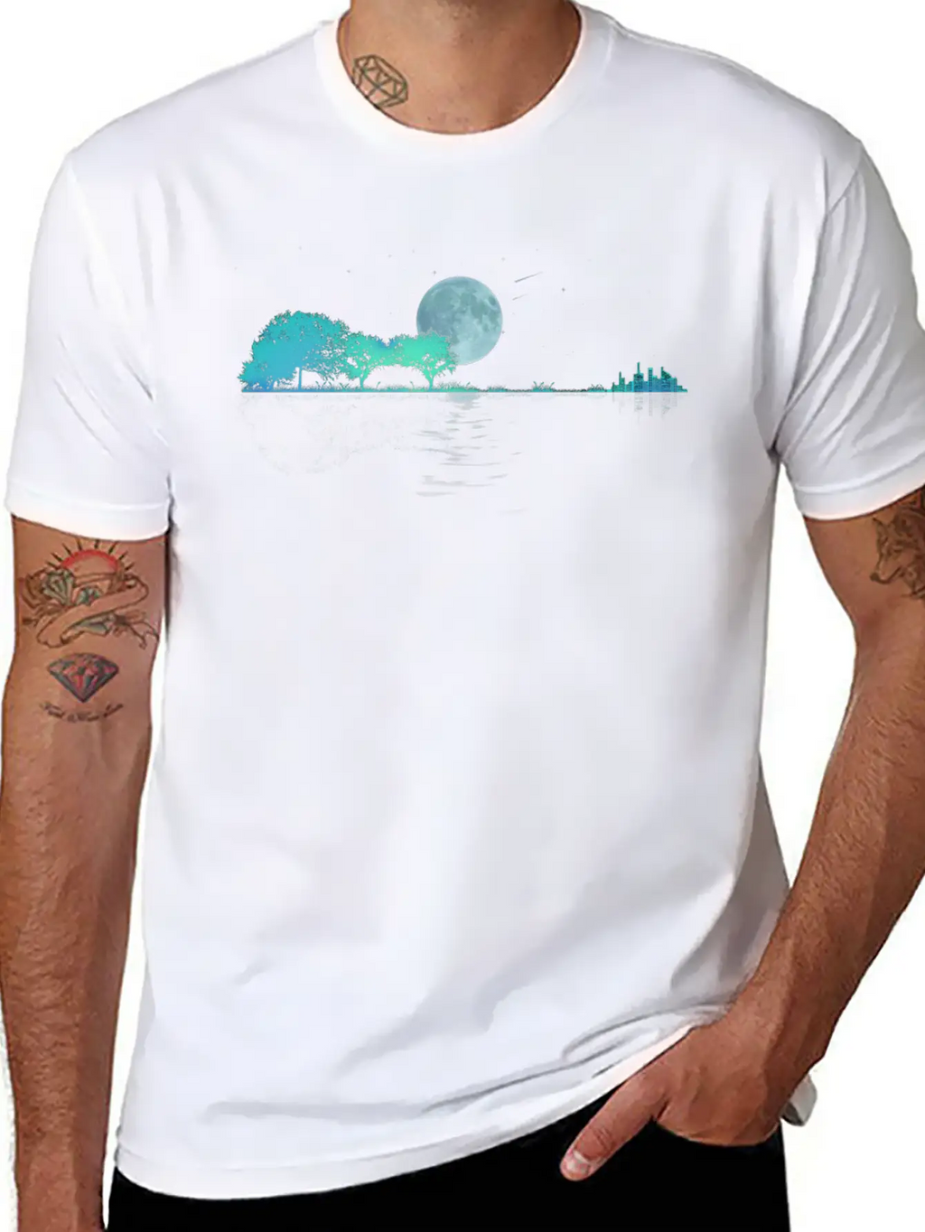 Acoustic Guitar Player Birthday Christmas Unisex Cotton Tee – Relaxed Fit For Any Occasion