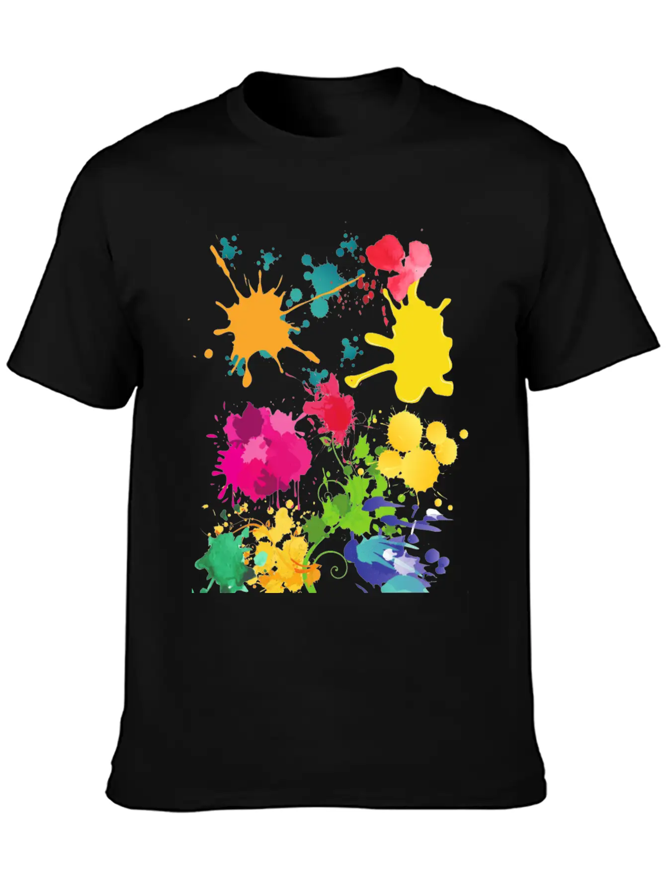 Acrilic Design. COLOUR FULL. Classic Fit Graphic Tee For Daily Comfort – Unisex Cotton Shirt