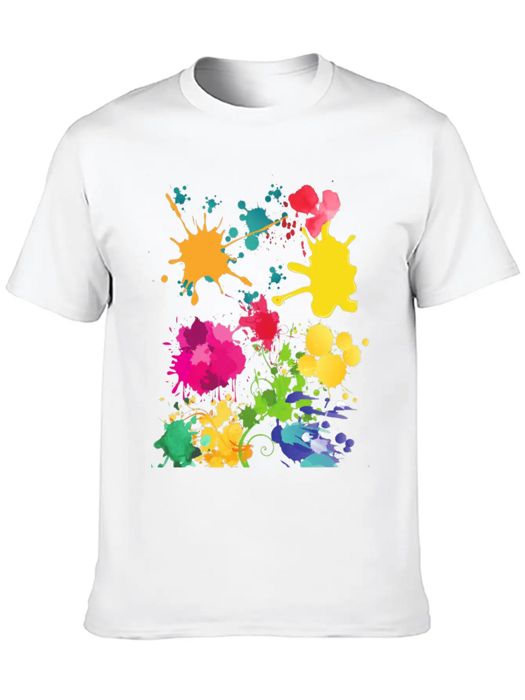 Acrilic Design. COLOUR FULL. Classic Fit Graphic Tee For Daily Comfort – Unisex Cotton Shirt