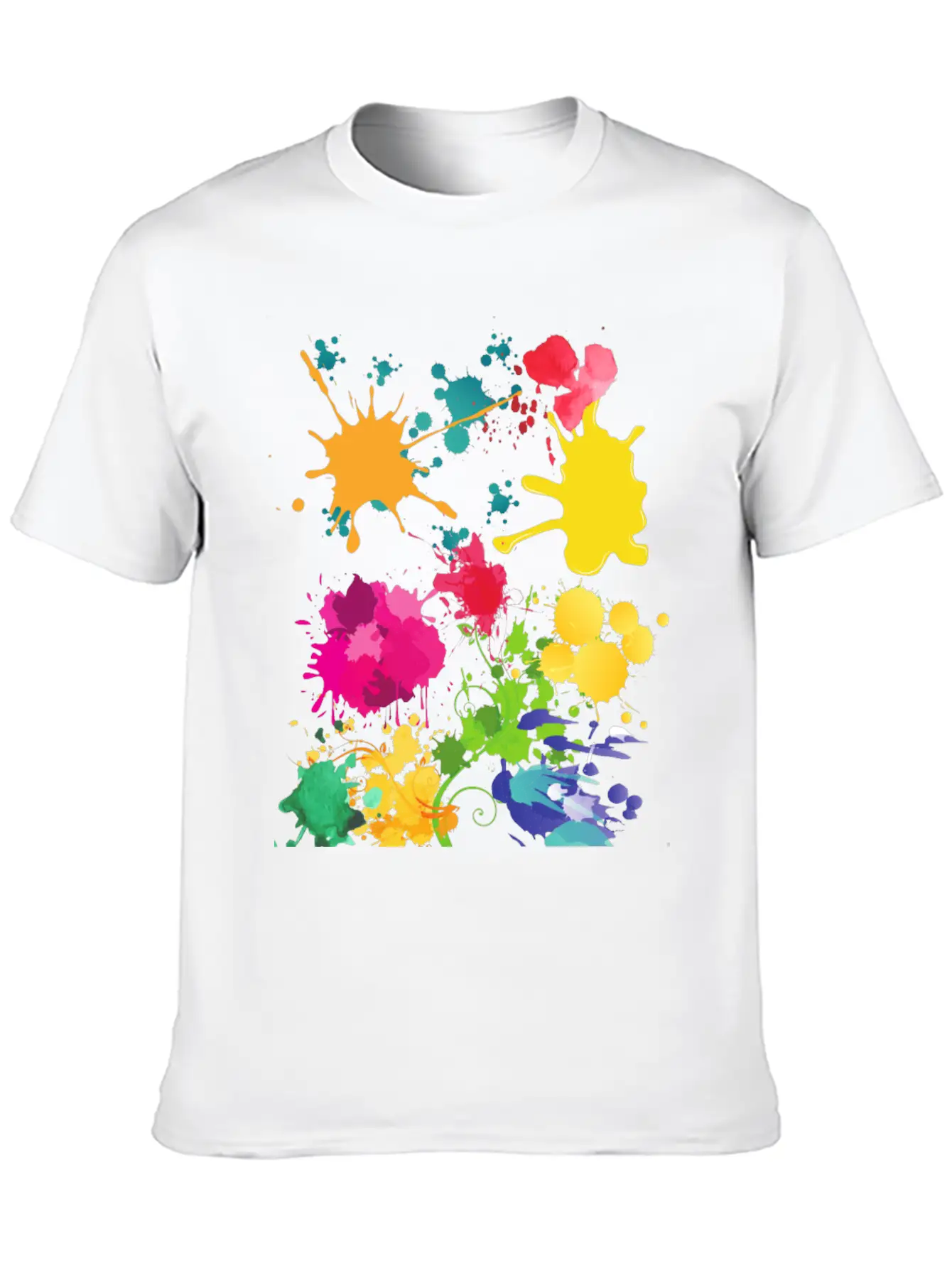 Acrilic Design. COLOUR FULL. Classic Fit Graphic Tee For Daily Comfort – Unisex Cotton Shirt