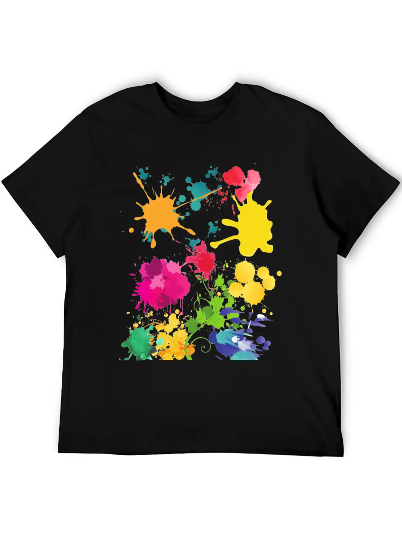 Acrilic Design. COLOUR FULL. Classic Fit Graphic Tee For Daily Comfort – Unisex Cotton Shirt