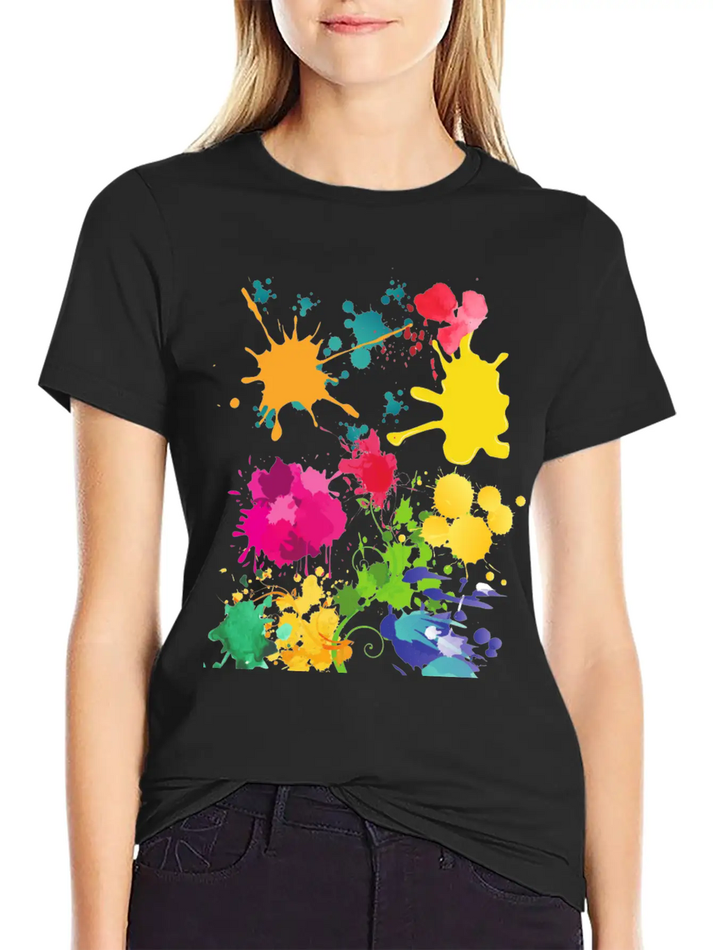Acrilic Design. COLOUR FULL. Classic Fit Graphic Tee For Daily Comfort – Unisex Cotton Shirt