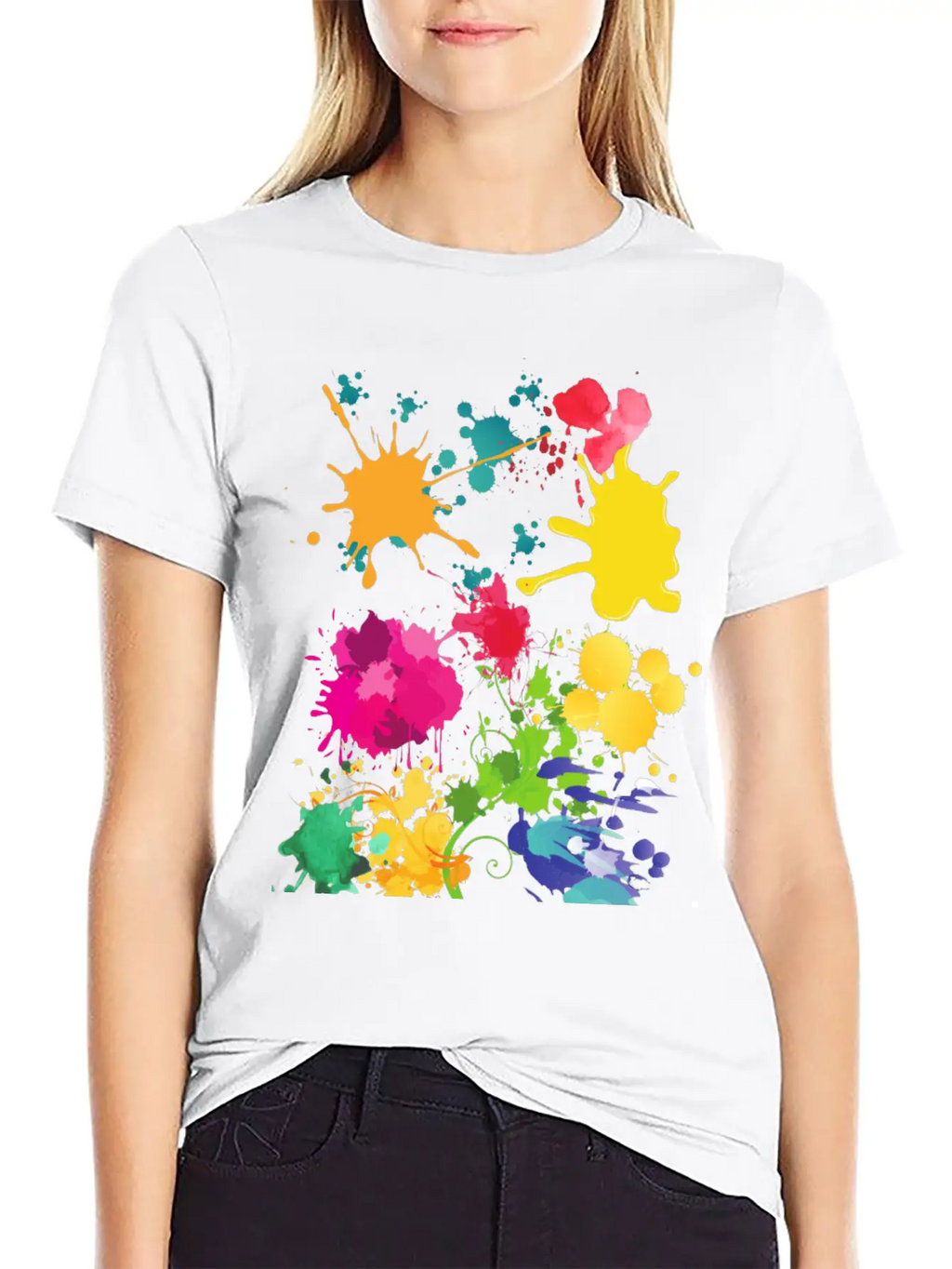 Acrilic Design. COLOUR FULL. Classic Fit Graphic Tee For Daily Comfort – Unisex Cotton Shirt