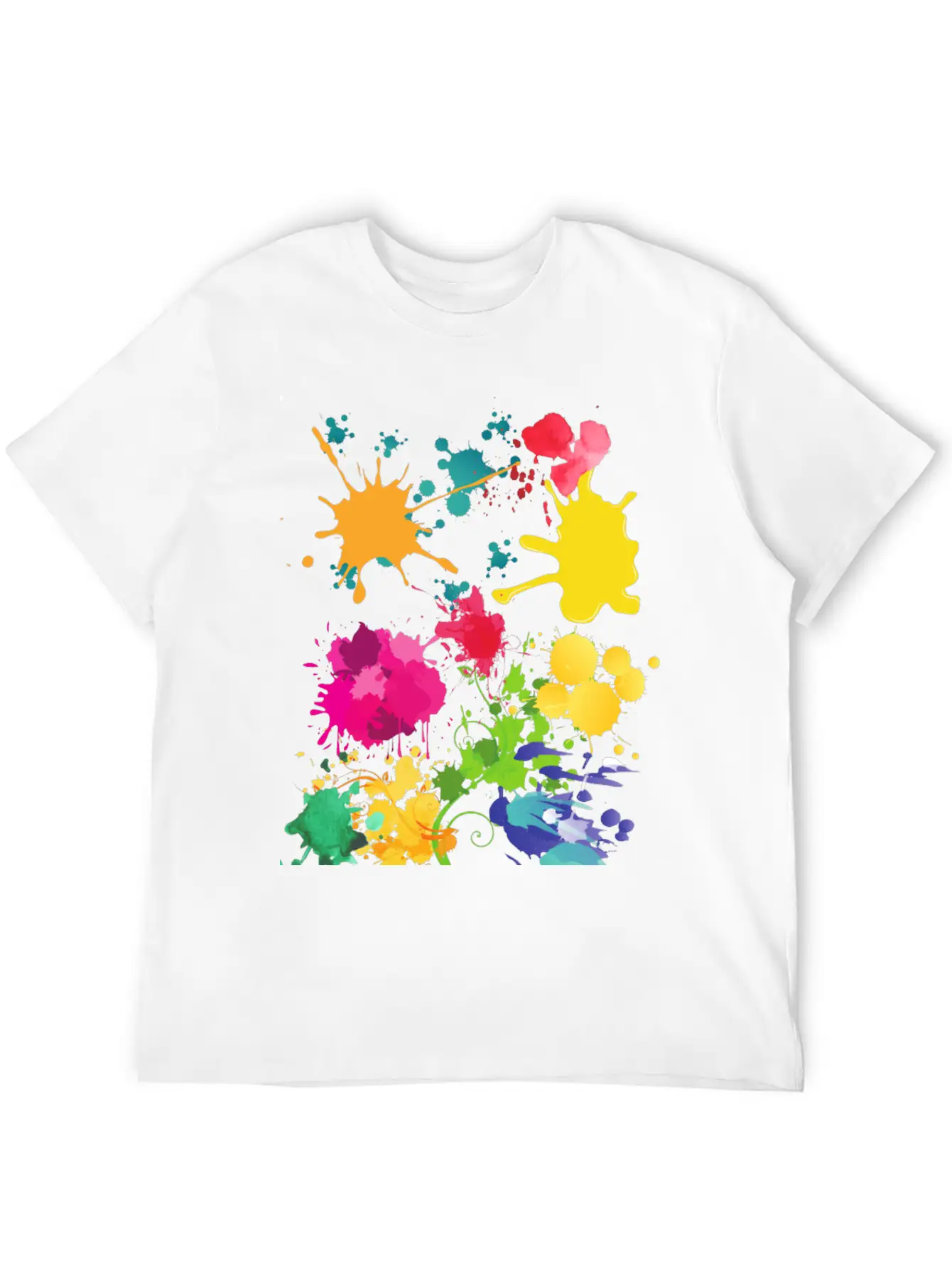 Acrilic Design. COLOUR FULL. Classic Fit Graphic Tee For Daily Comfort – Unisex Cotton Shirt