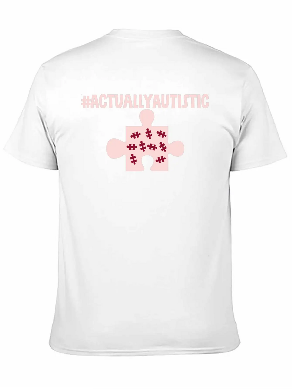 #actuallyautistic 2 Unisex Cotton Tee – Relaxed Fit For Any Occasion