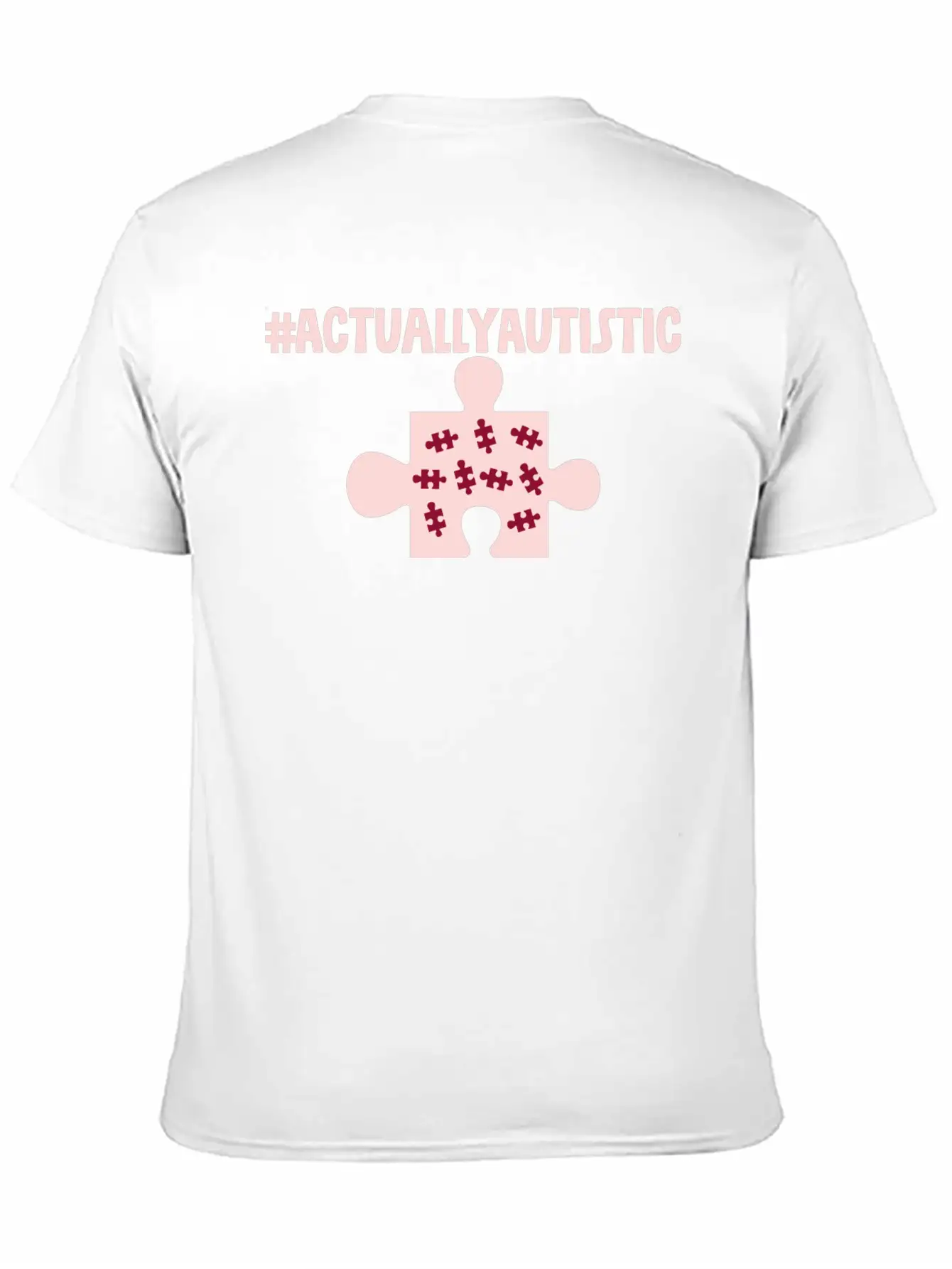 #actuallyautistic 2 Unisex Cotton Tee – Relaxed Fit For Any Occasion