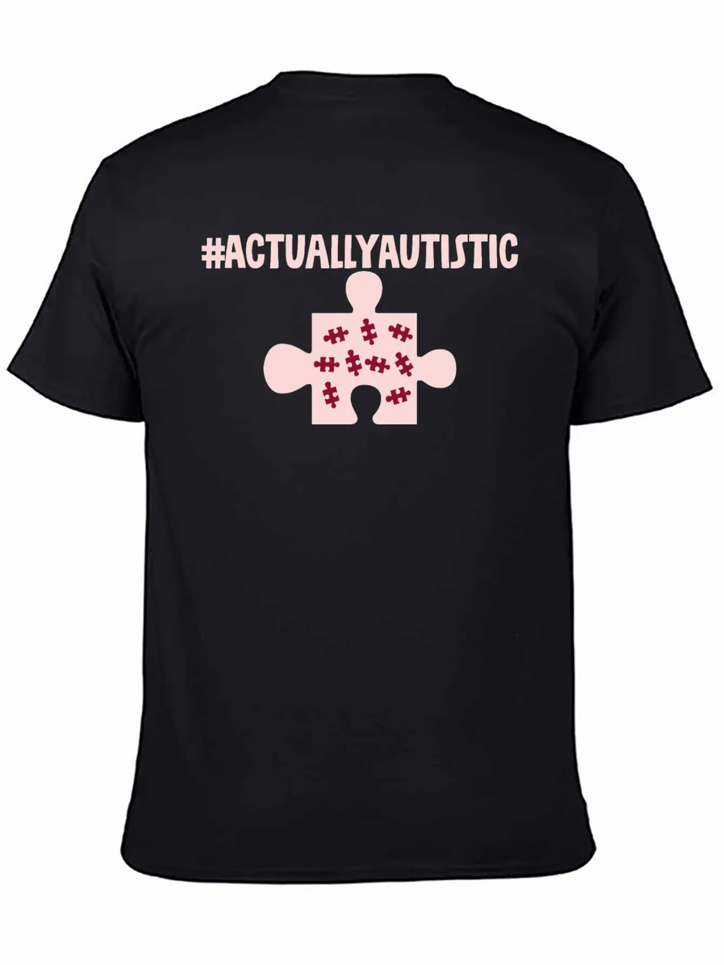 #actuallyautistic 2 Unisex Cotton Tee – Relaxed Fit For Any Occasion