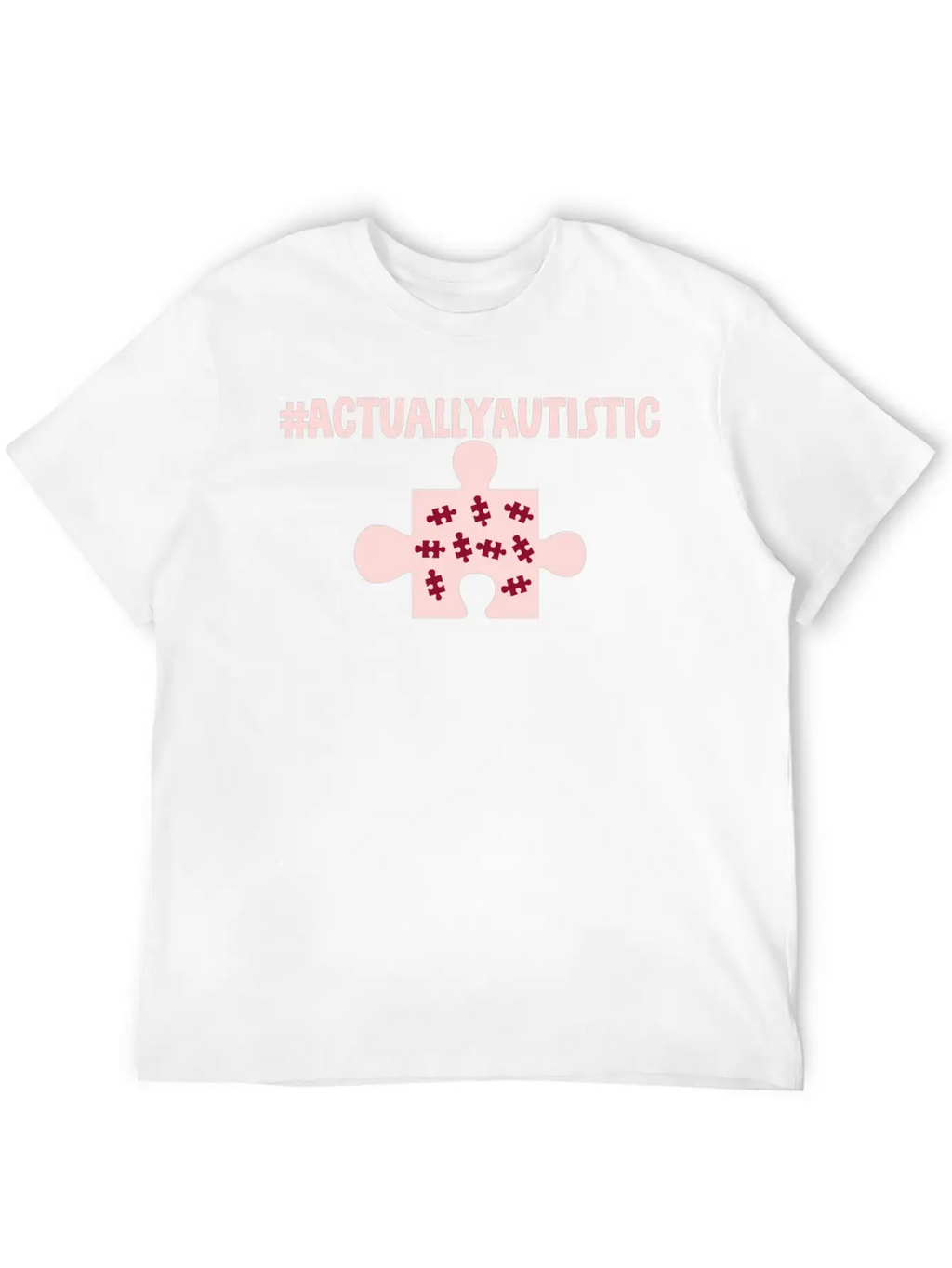 #actuallyautistic 2 Unisex Cotton Tee – Relaxed Fit For Any Occasion
