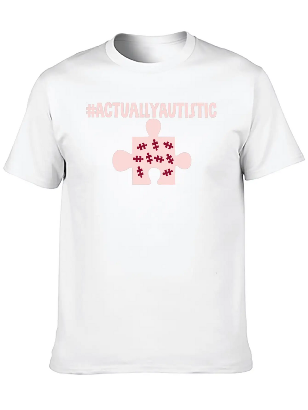 #actuallyautistic 2 Unisex Cotton Tee – Relaxed Fit For Any Occasion