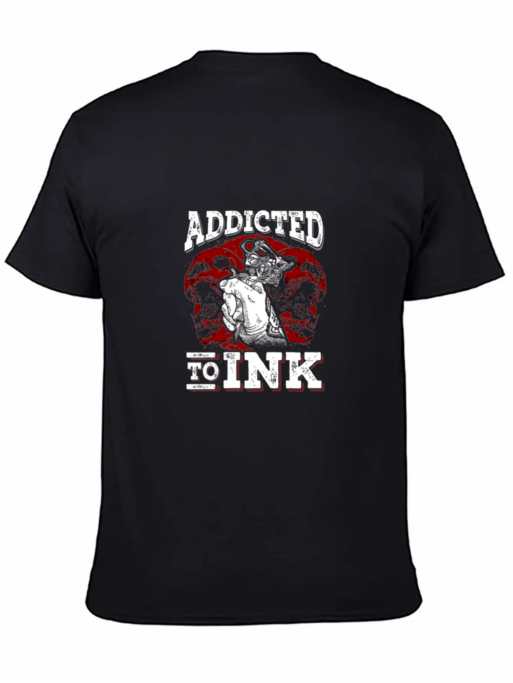 Addicted To Ink Tattoo Hoodie Tattoo Lover Gifts Unisex Short Sleeve Soft Cotton T-Shirt – Casual Everyday Wear
