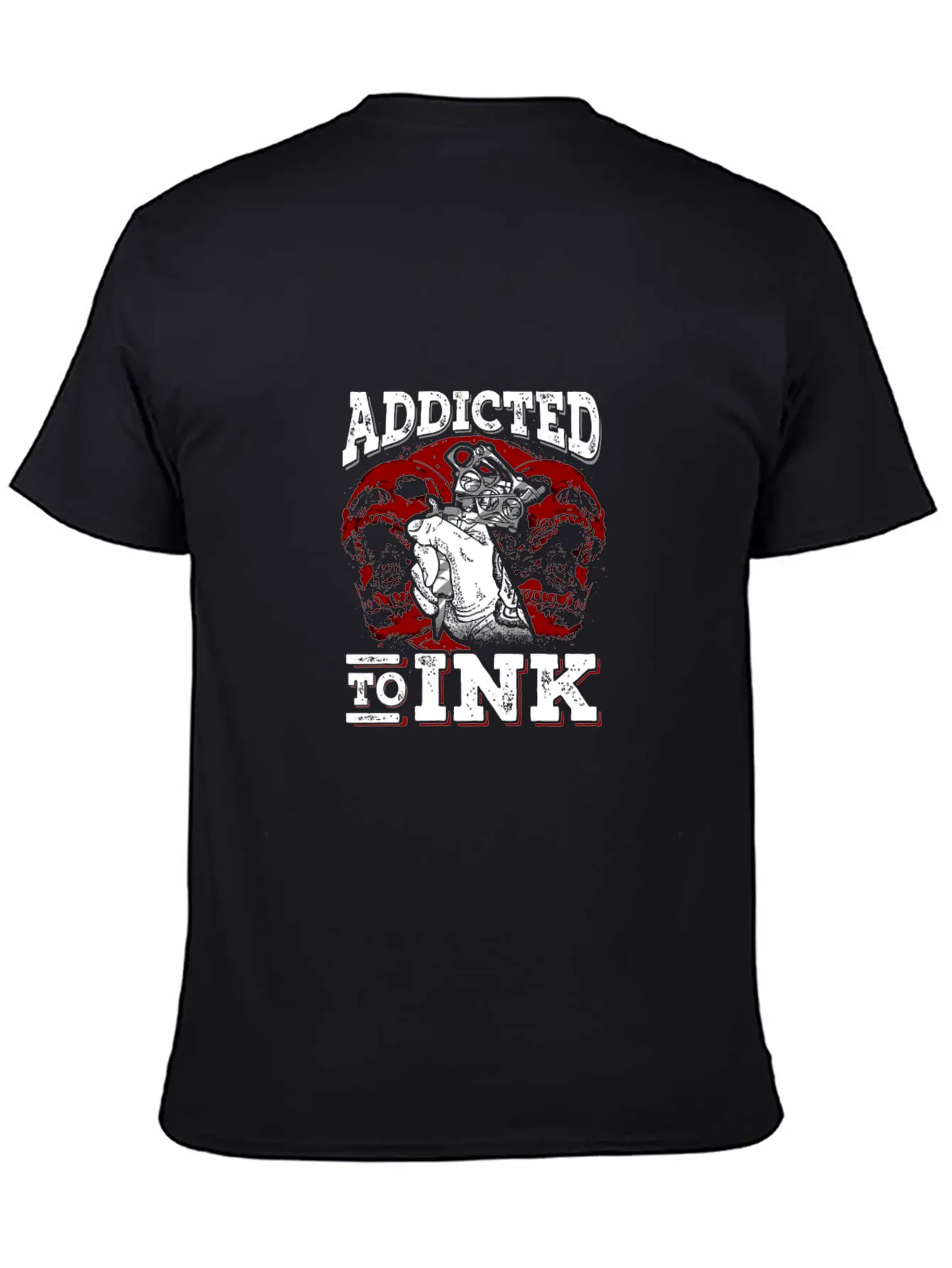 Addicted To Ink Tattoo Hoodie Tattoo Lover Gifts Unisex Short Sleeve Soft Cotton T-Shirt – Casual Everyday Wear