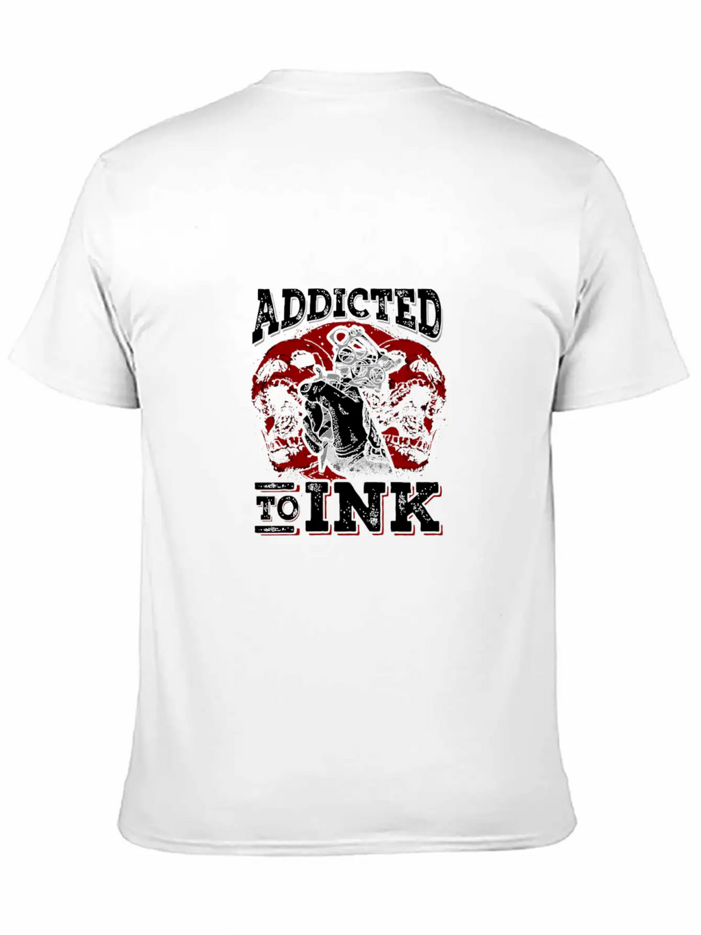 Addicted To Ink Tattoo Hoodie Tattoo Lover Gifts Unisex Short Sleeve Soft Cotton T-Shirt – Casual Everyday Wear