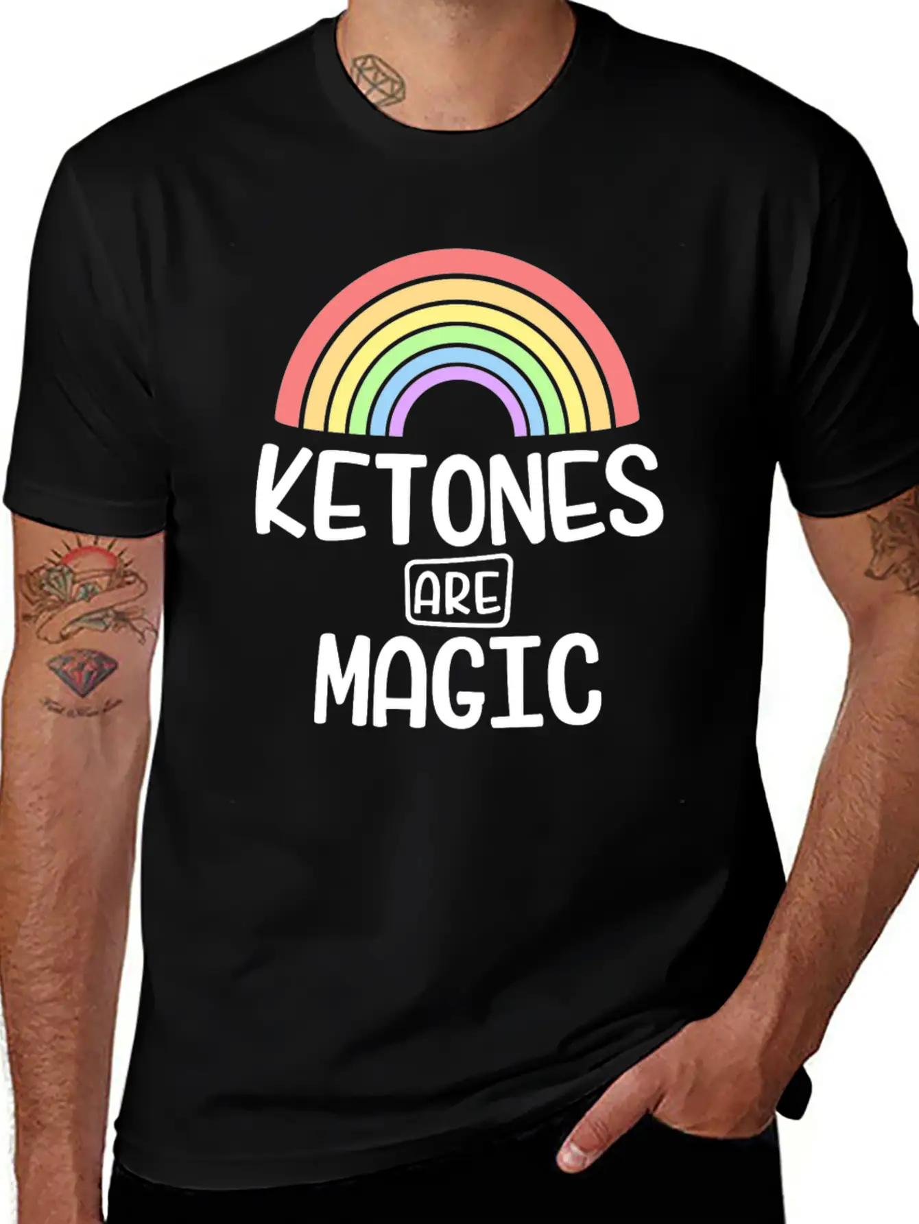 Addicted To Ketones Funny Keto Shirt For Women Diet Essential Unisex Summer Tee – Soft Cotton Casual Fit