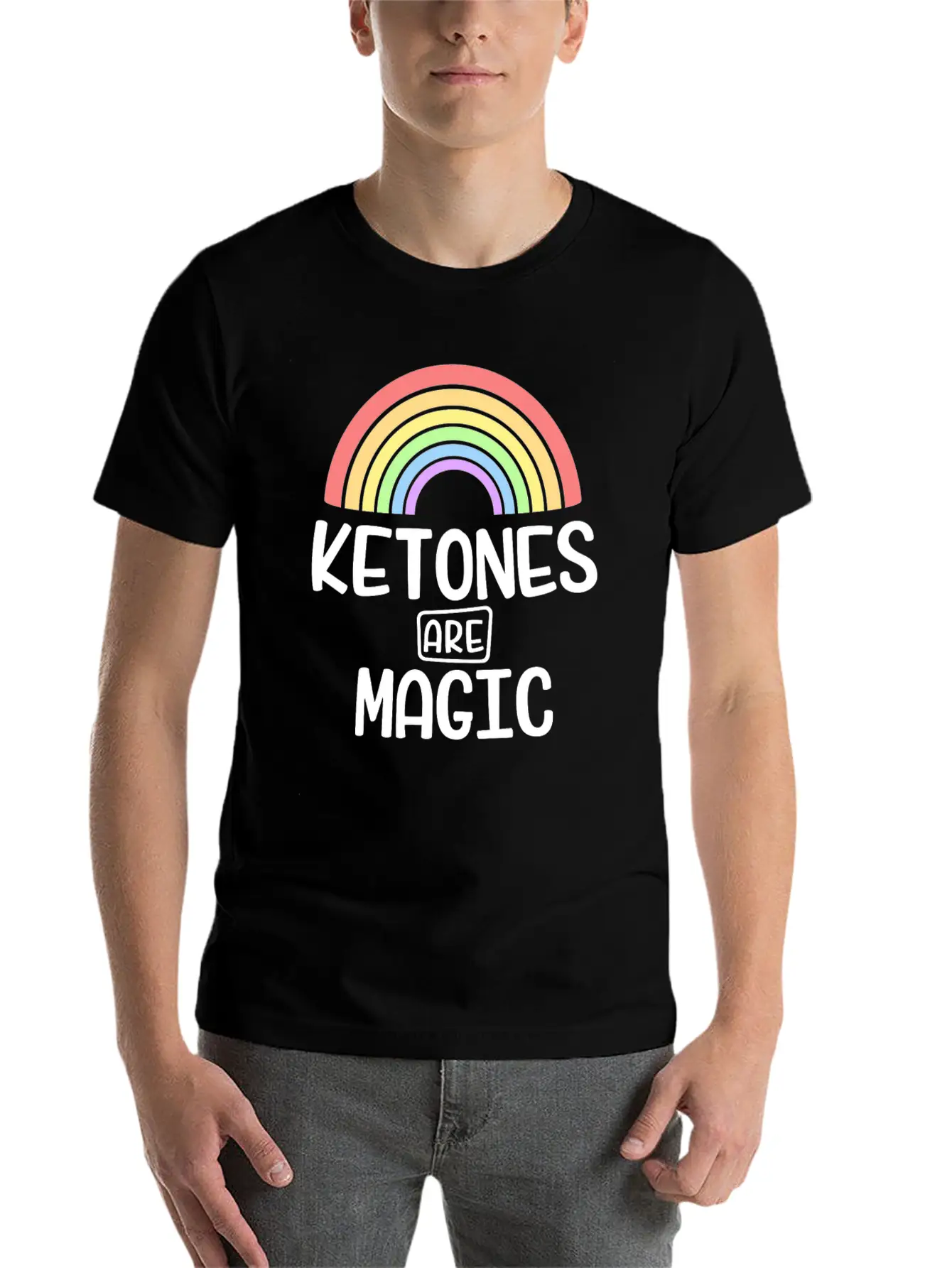 Addicted To Ketones Funny Keto Shirt For Women Diet Essential Unisex Summer Tee – Soft Cotton Casual Fit